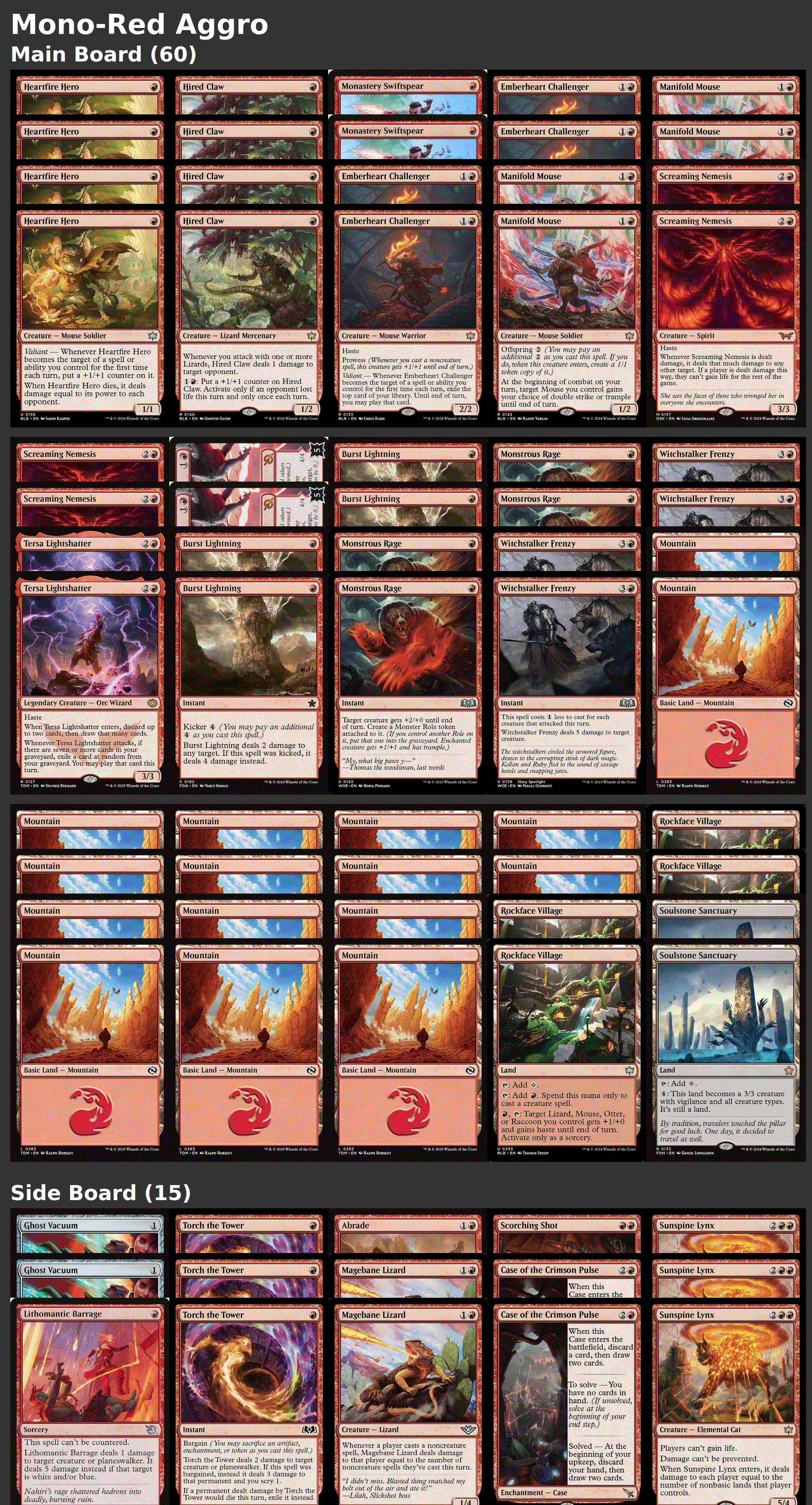 Mono-Red Aggro