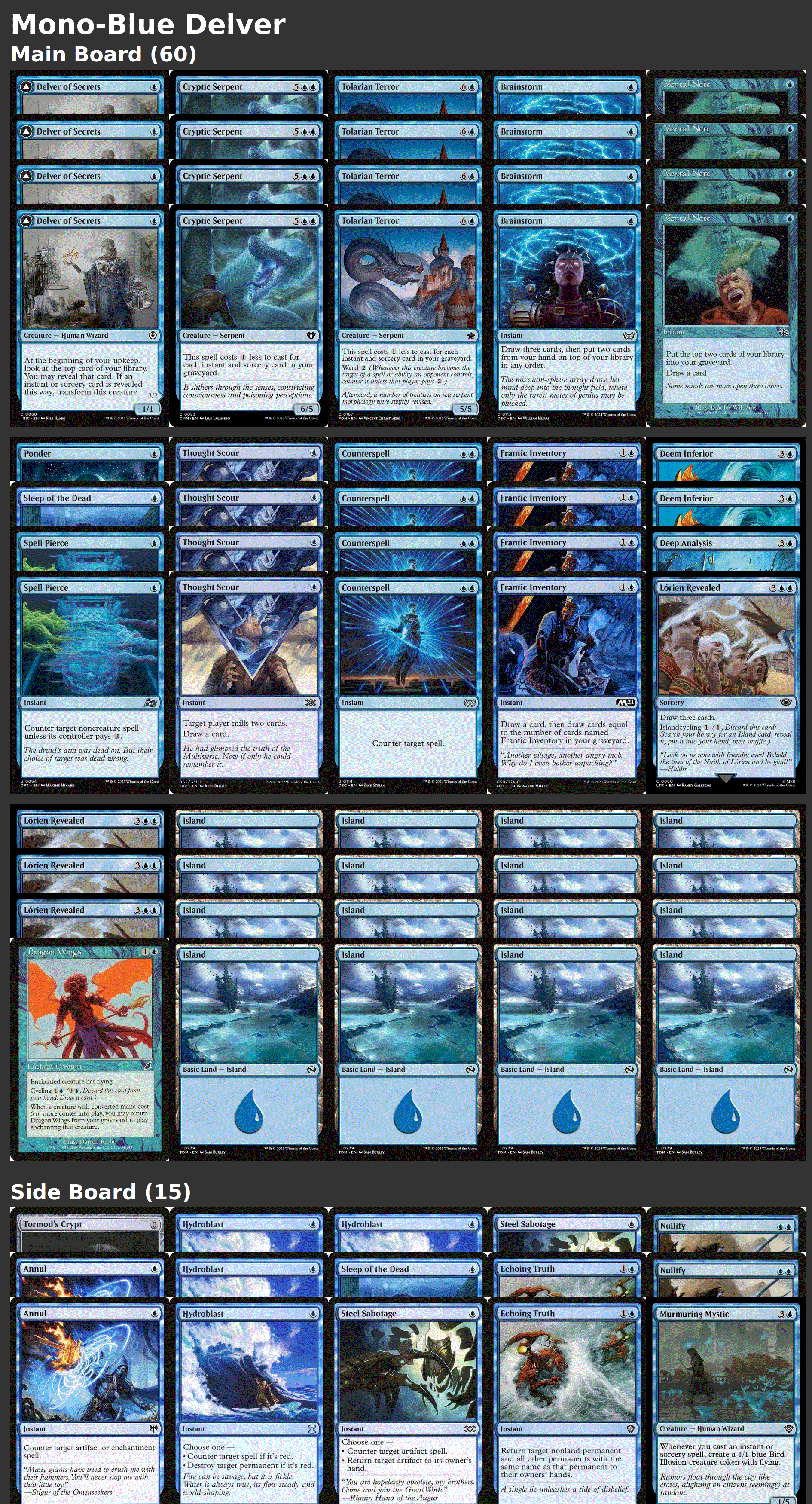Mono-Blue Delver