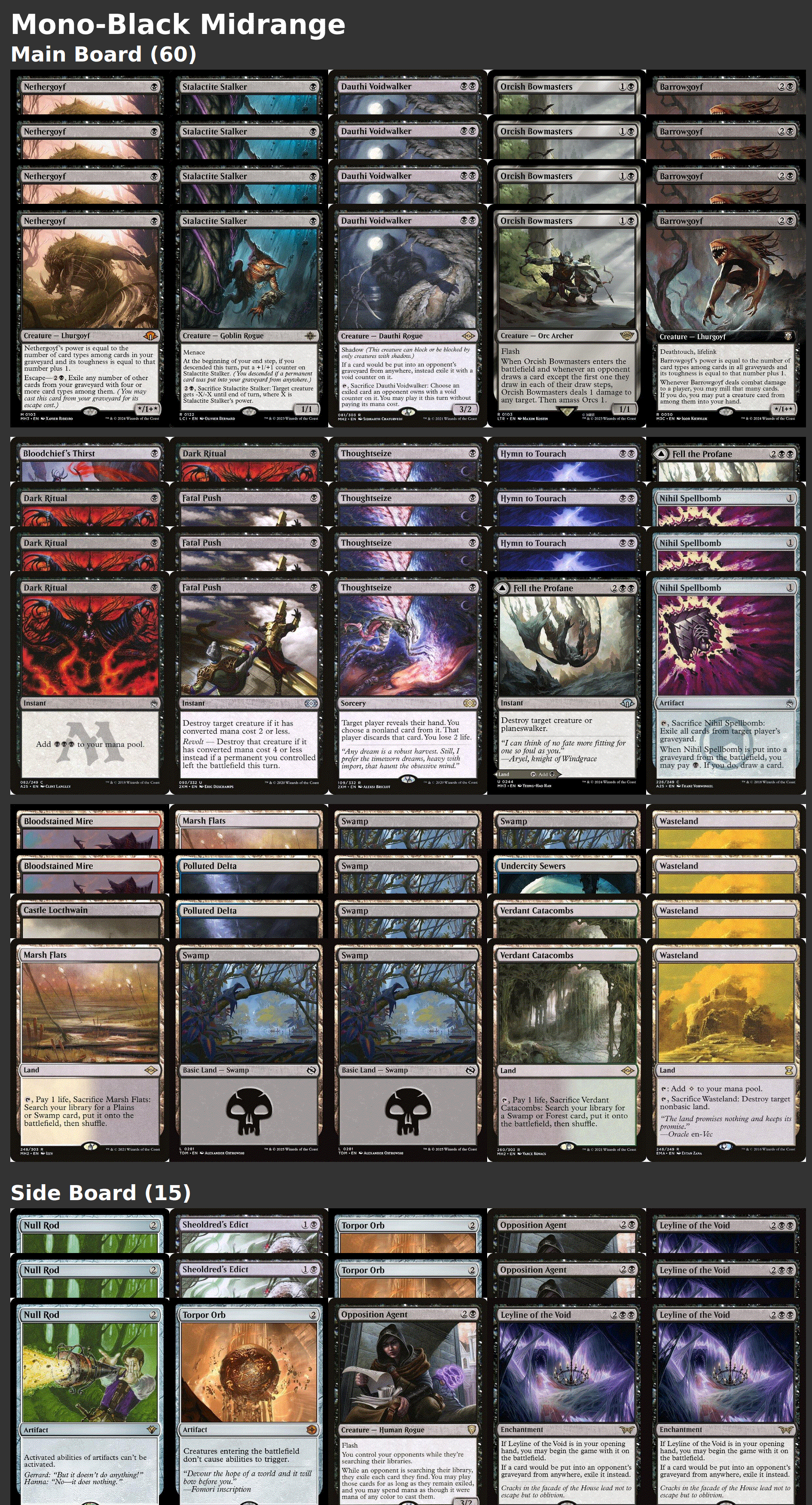 Mono-Black Midrange
