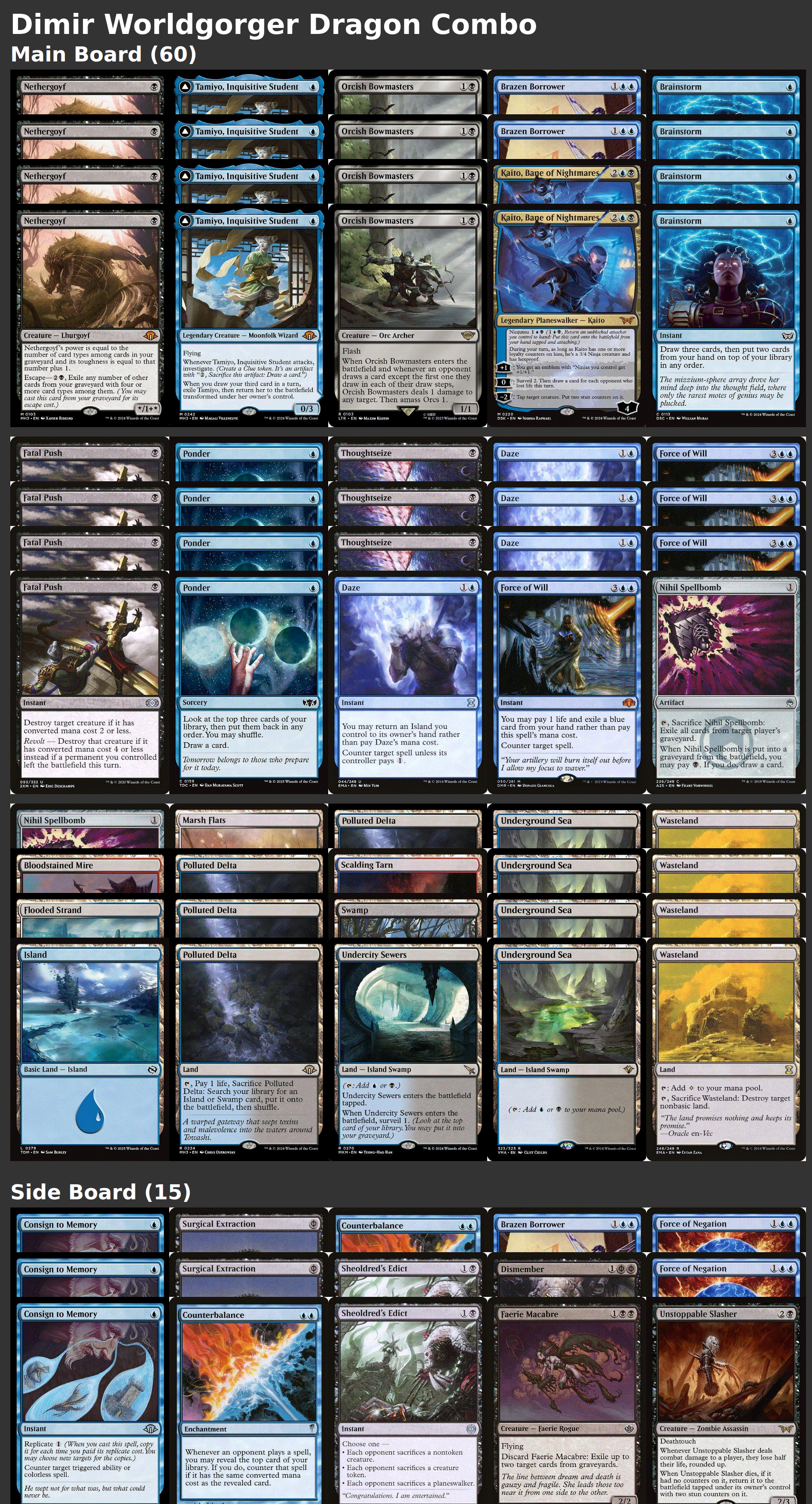 Dimir Worldgorger Dragon Combo