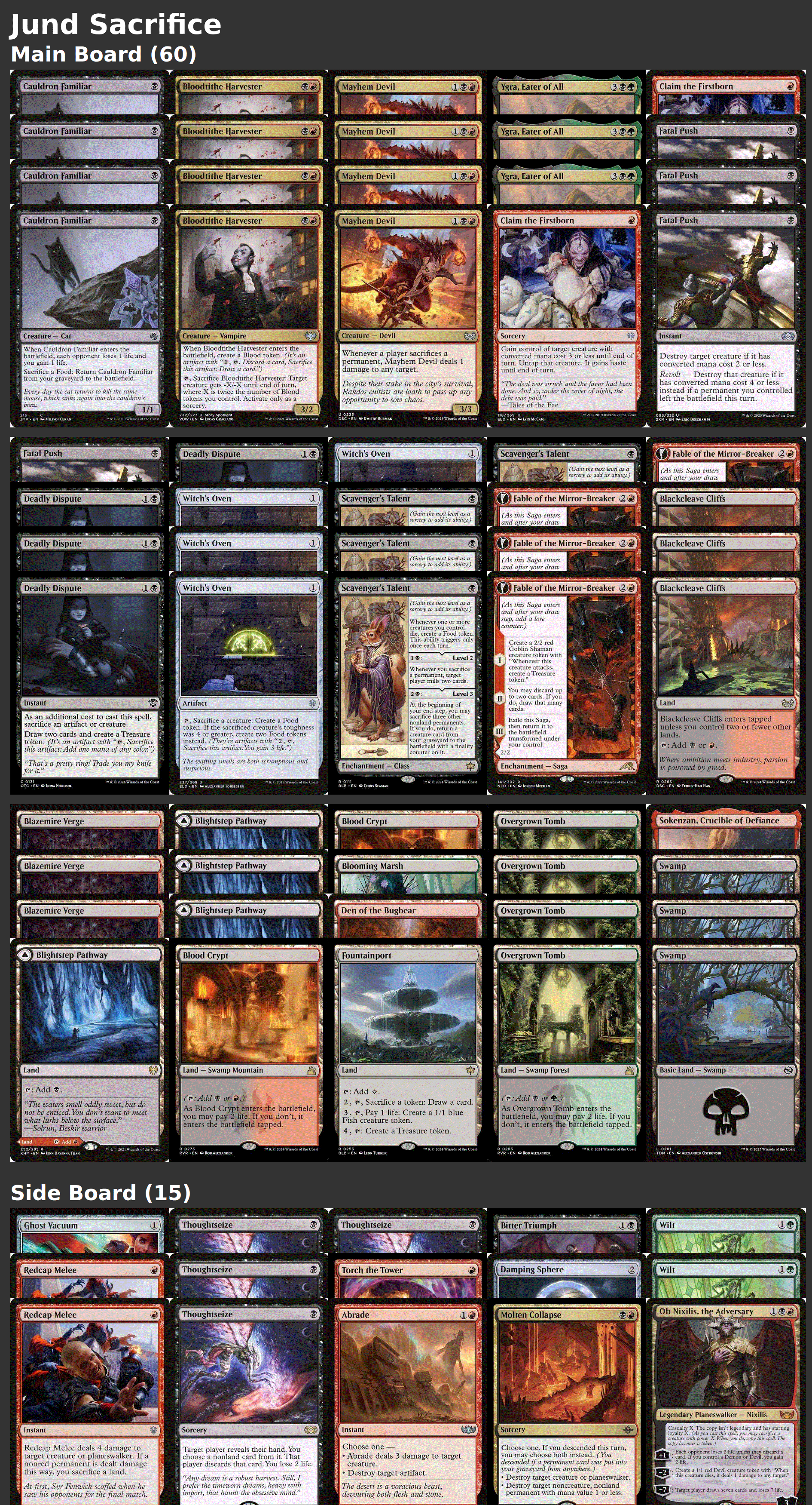 Jund Sacrifice