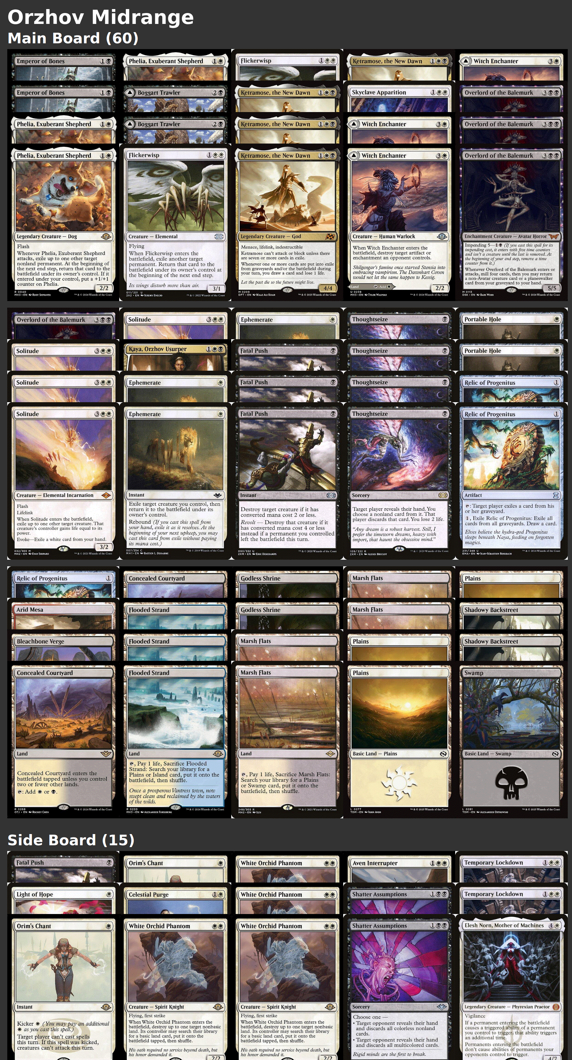 Orzhov Midrange