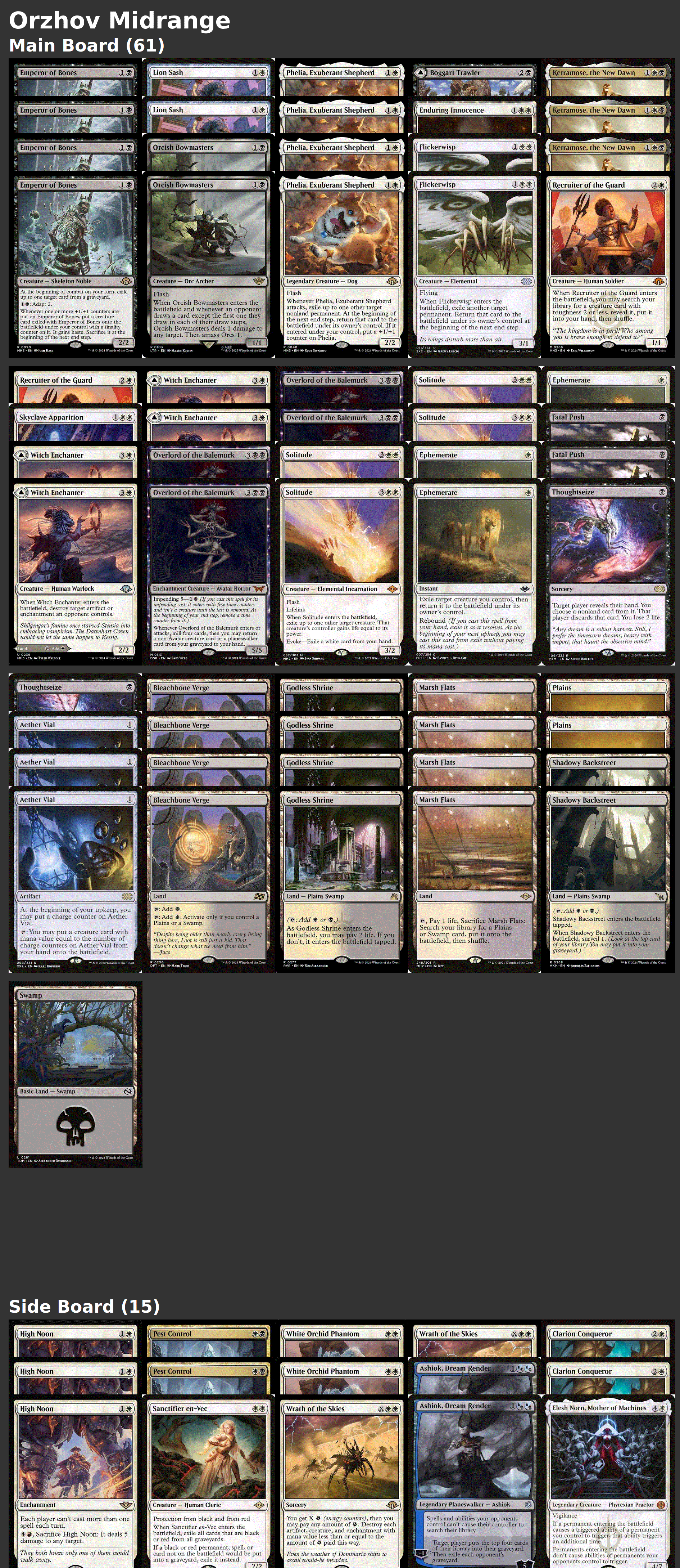 Orzhov Midrange