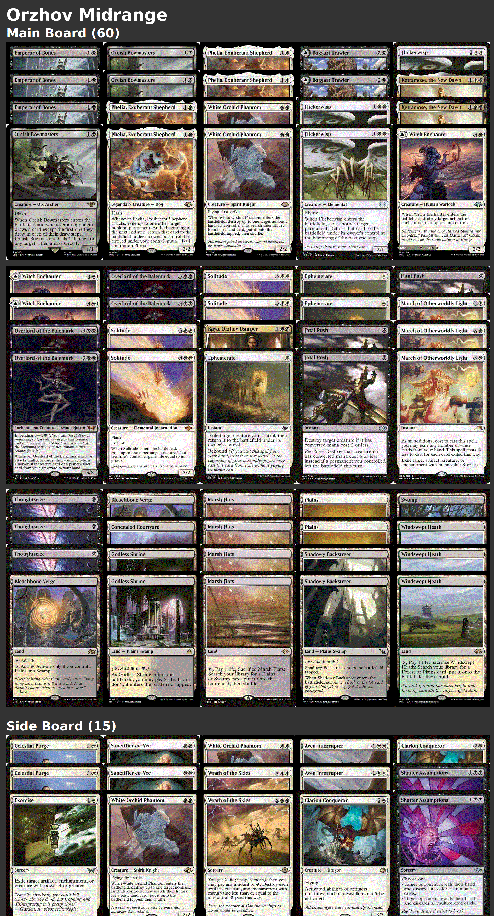 Orzhov Midrange