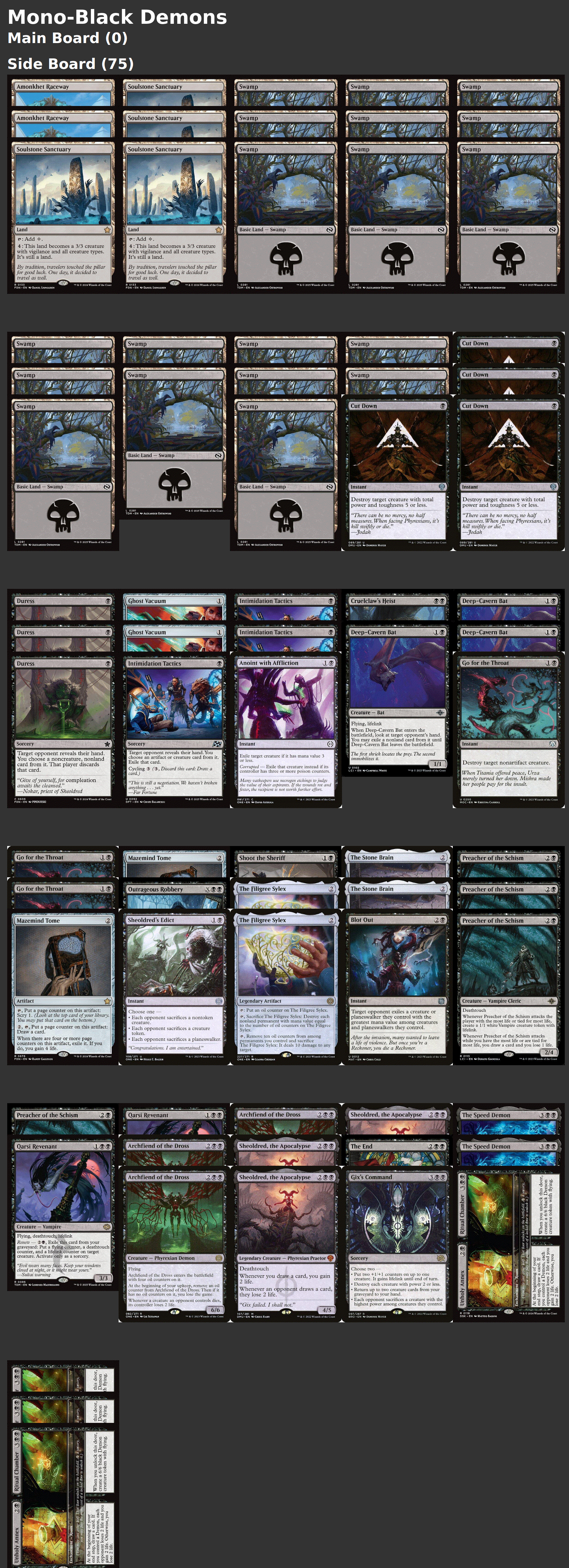 Mono-Black Demons