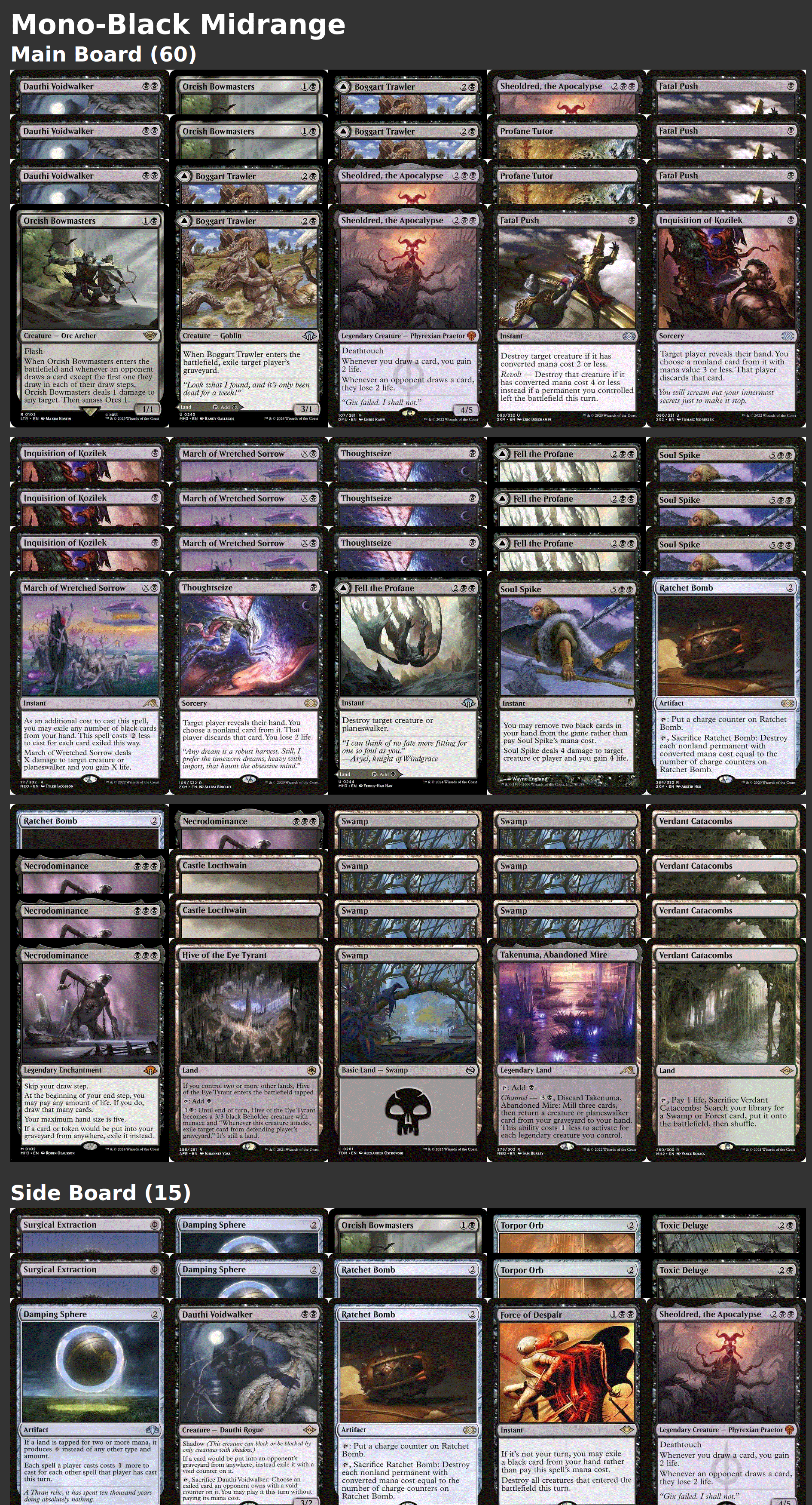 Mono-Black Midrange
