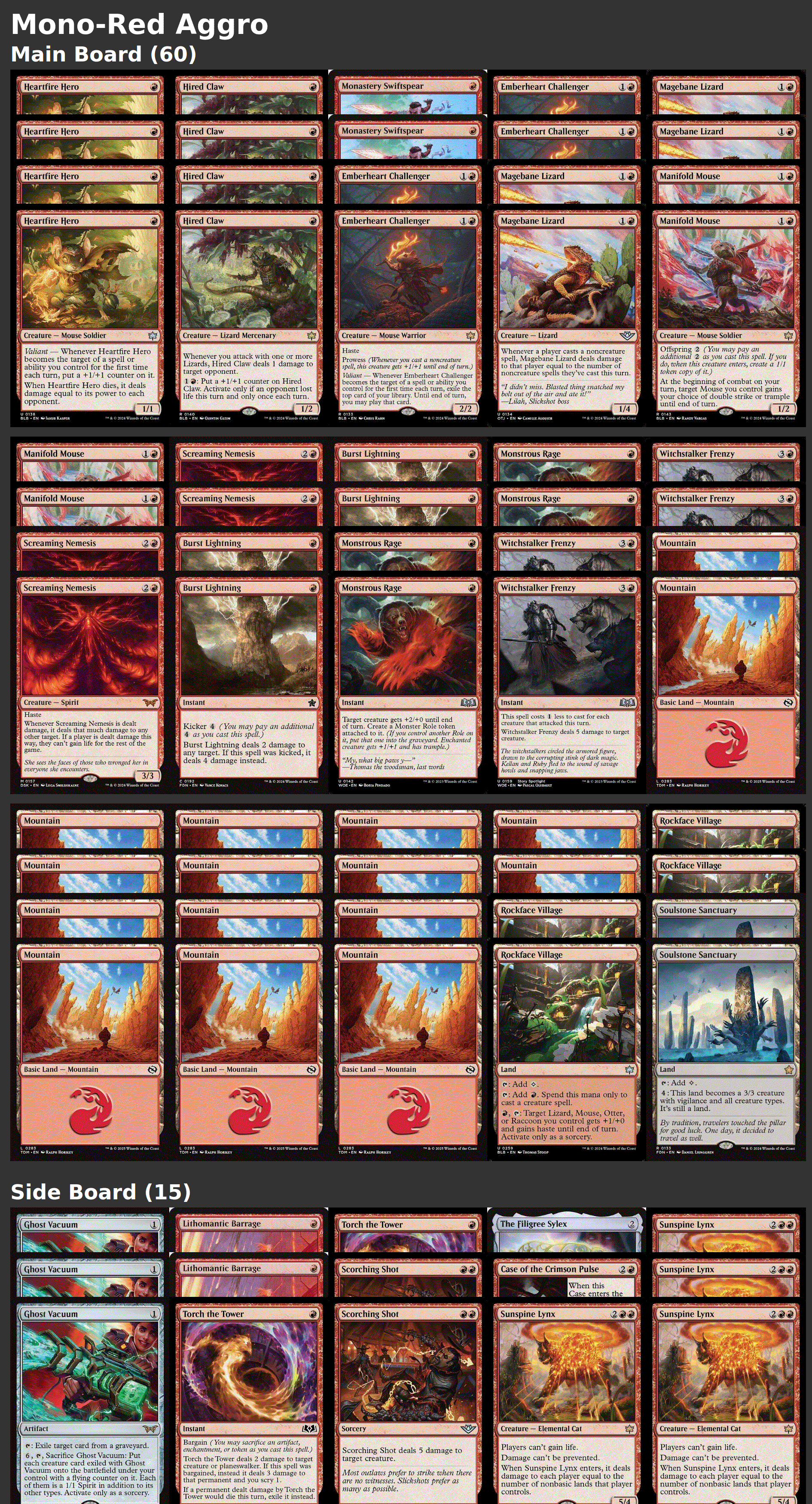 Mono-Red Aggro