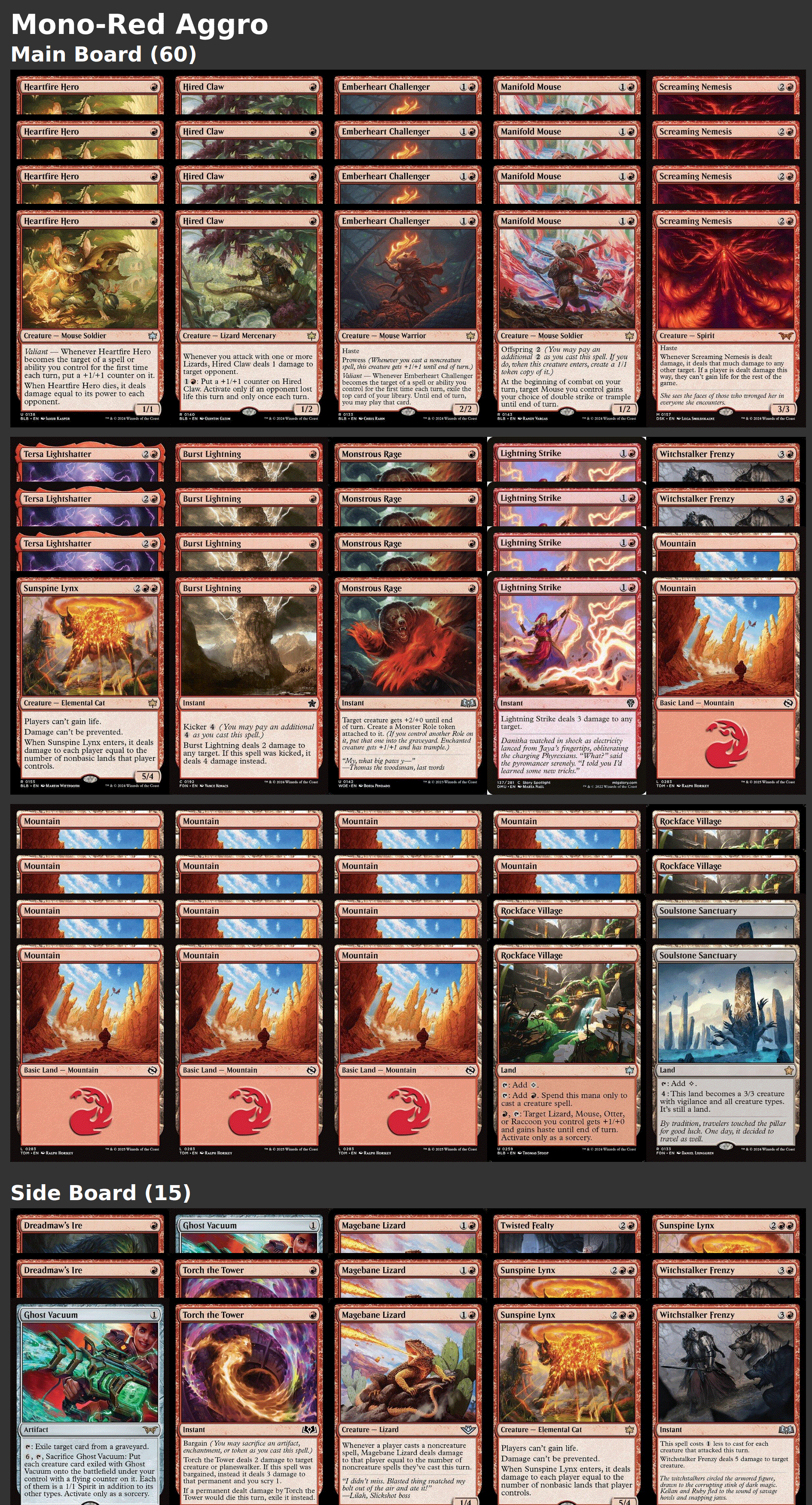 Mono-Red Aggro