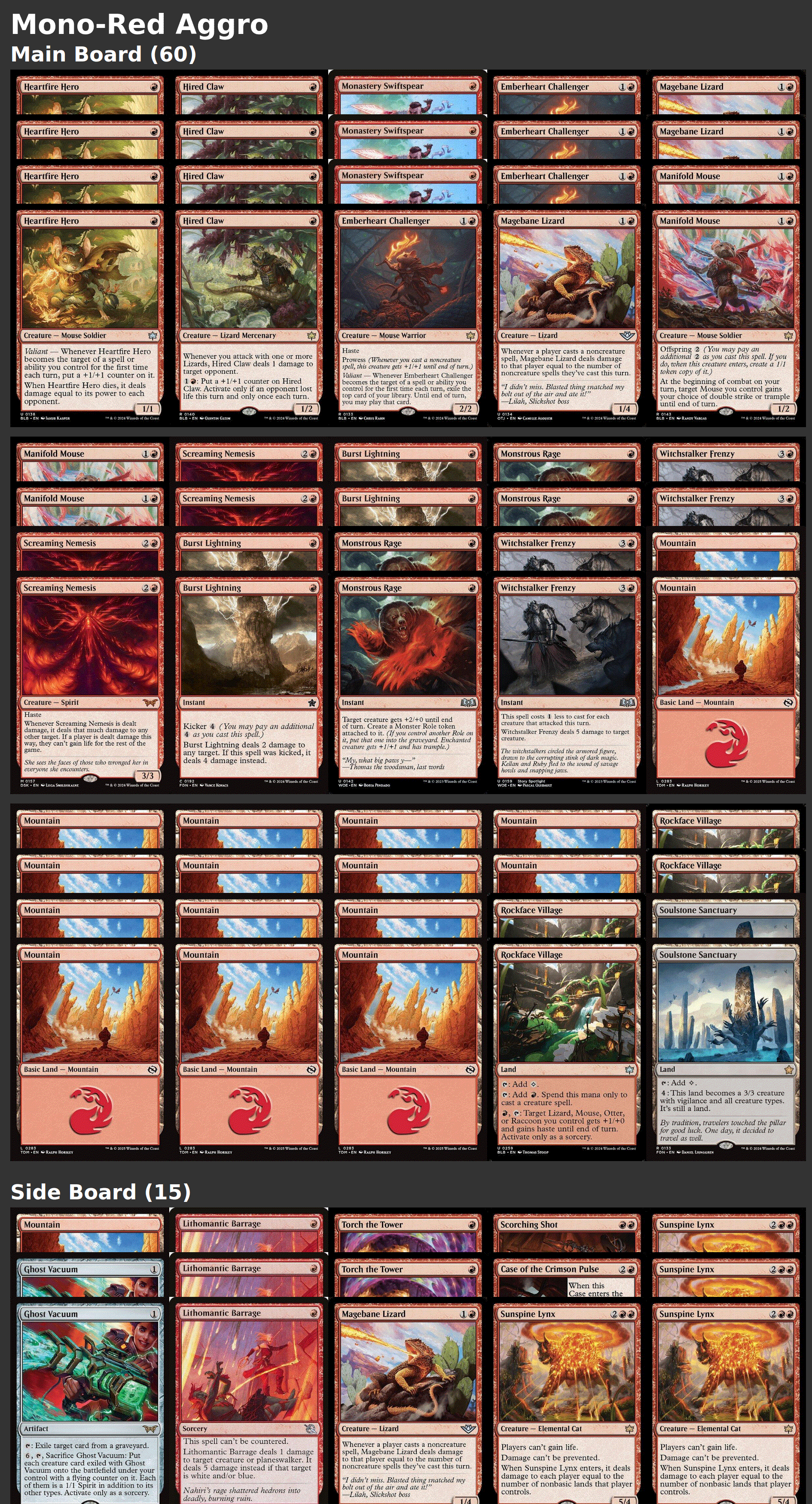 Mono-Red Aggro