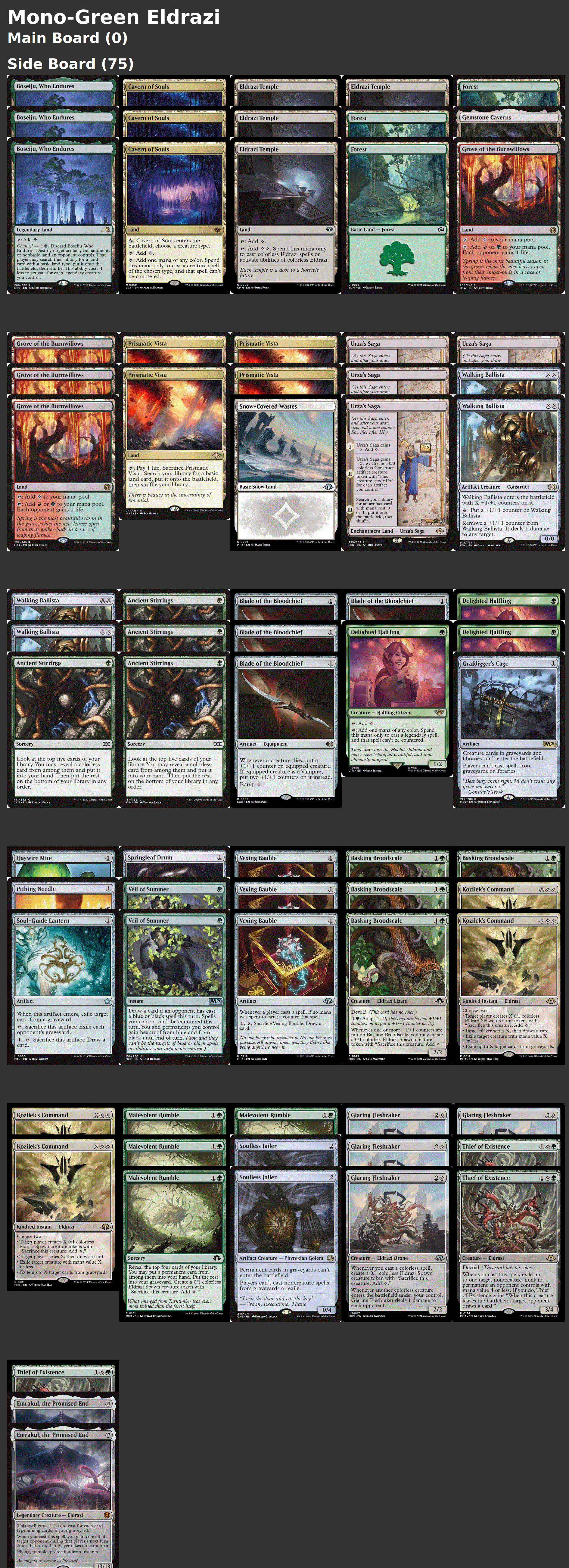 Mono-Green Eldrazi