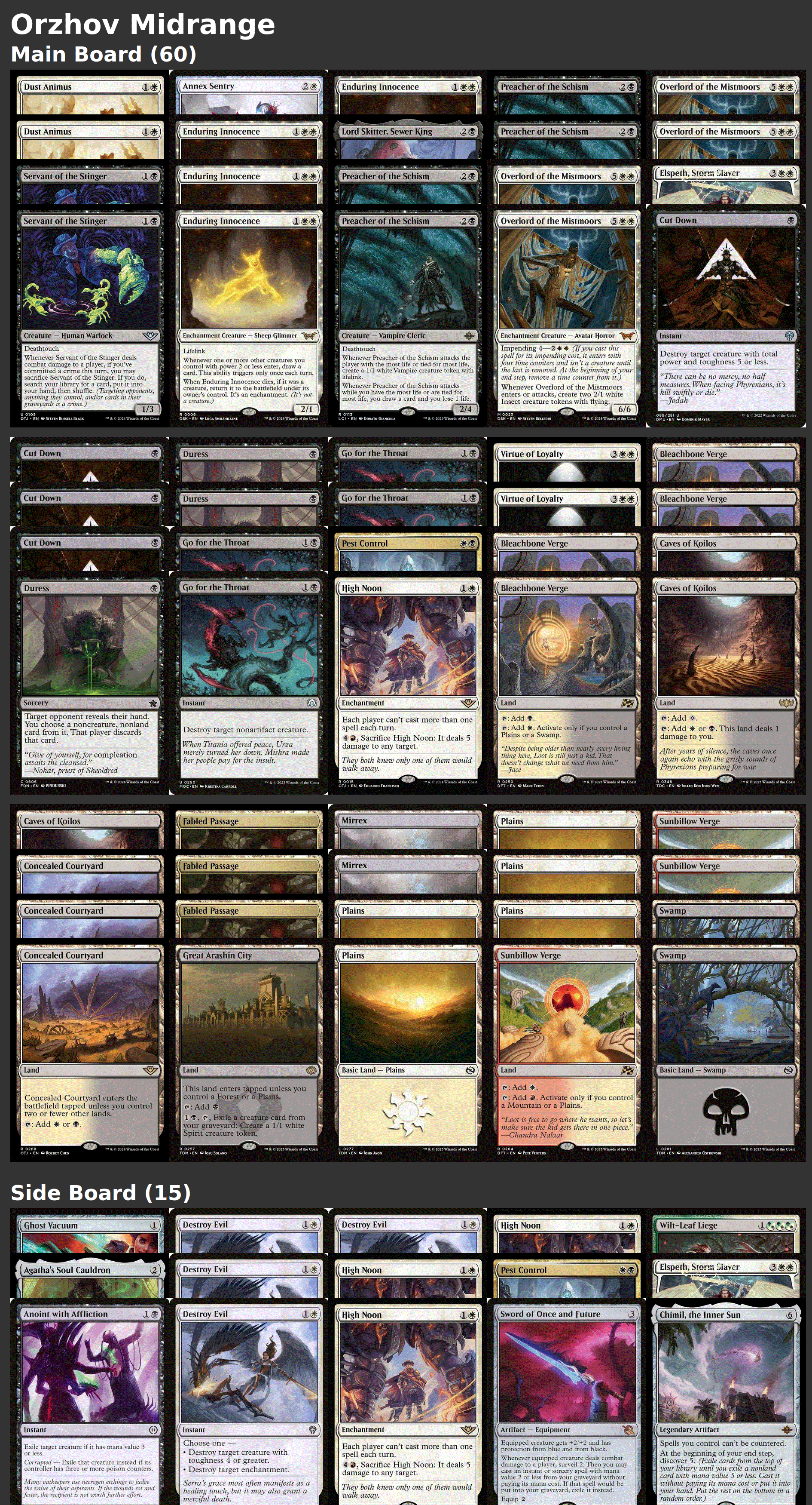 Orzhov Midrange