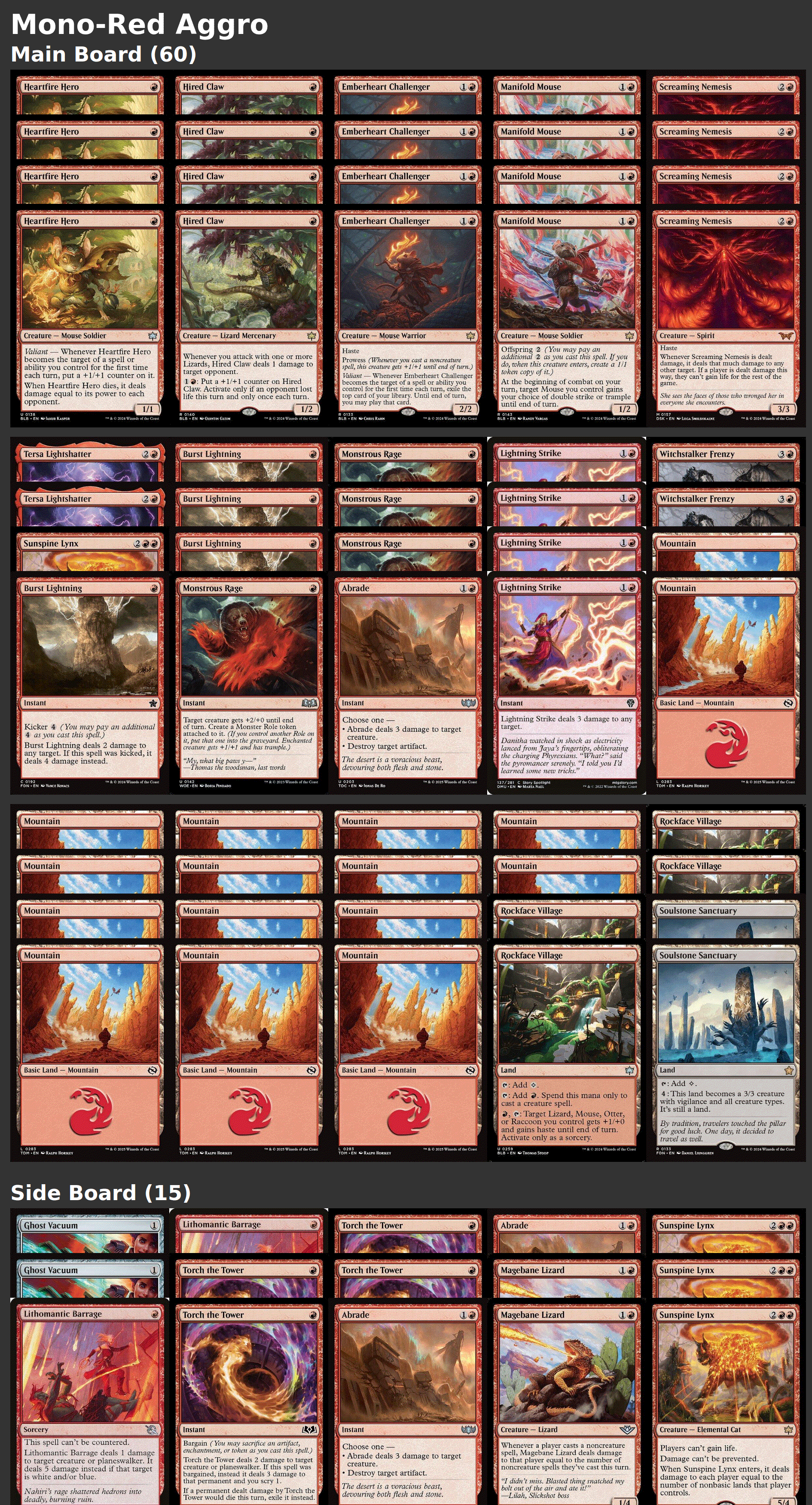 Mono-Red Aggro
