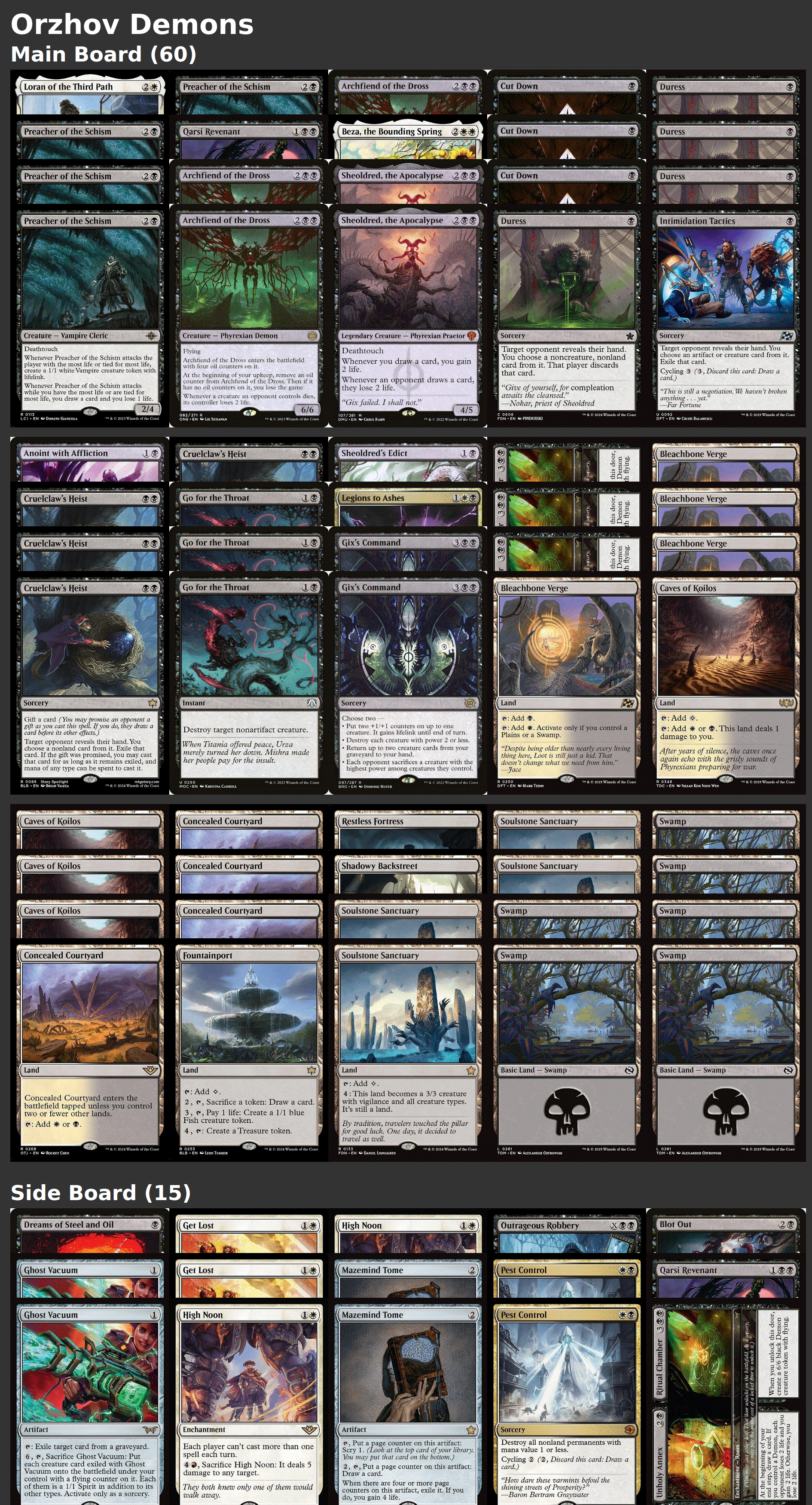 Orzhov Demons