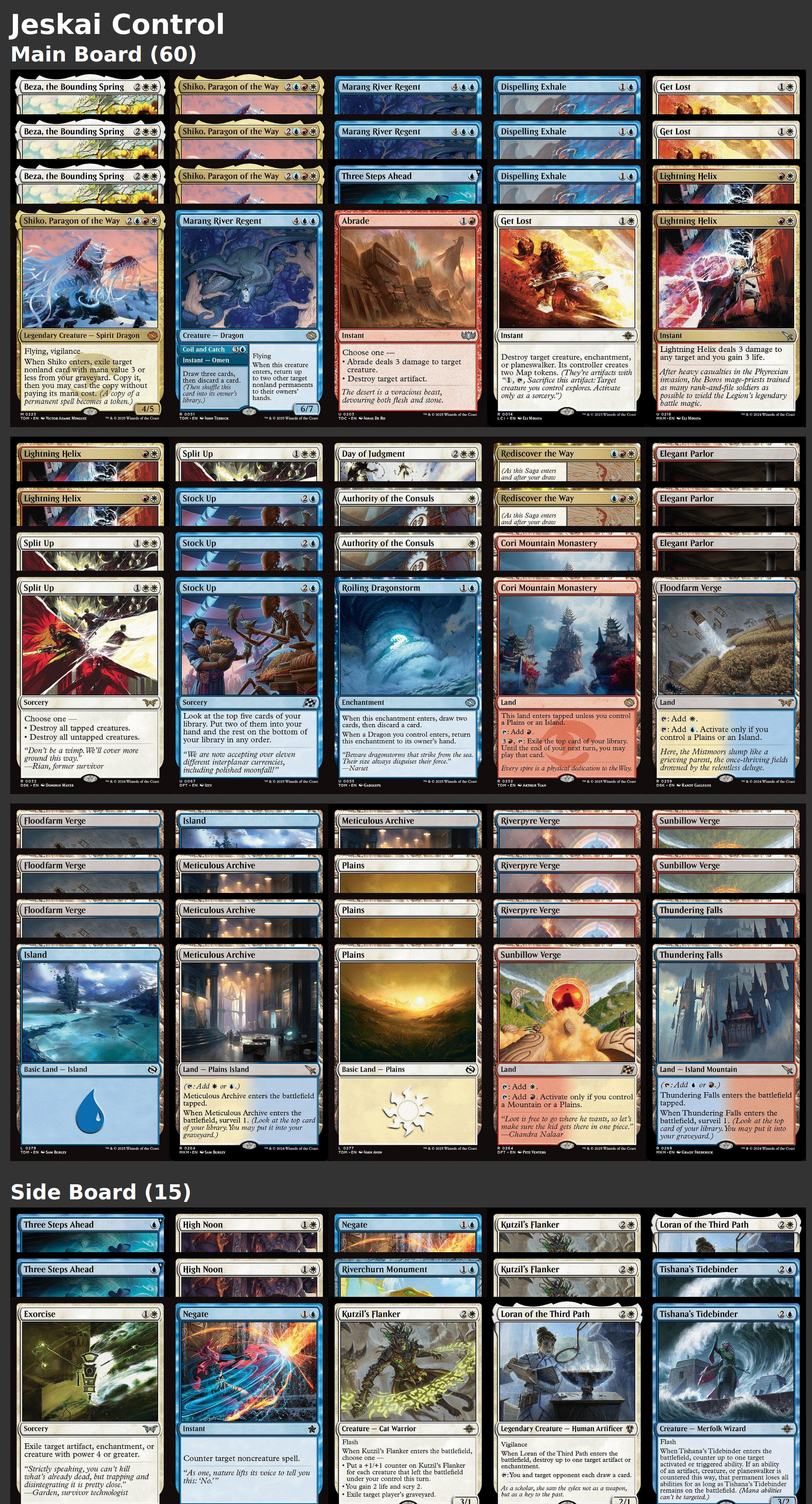 Jeskai Control