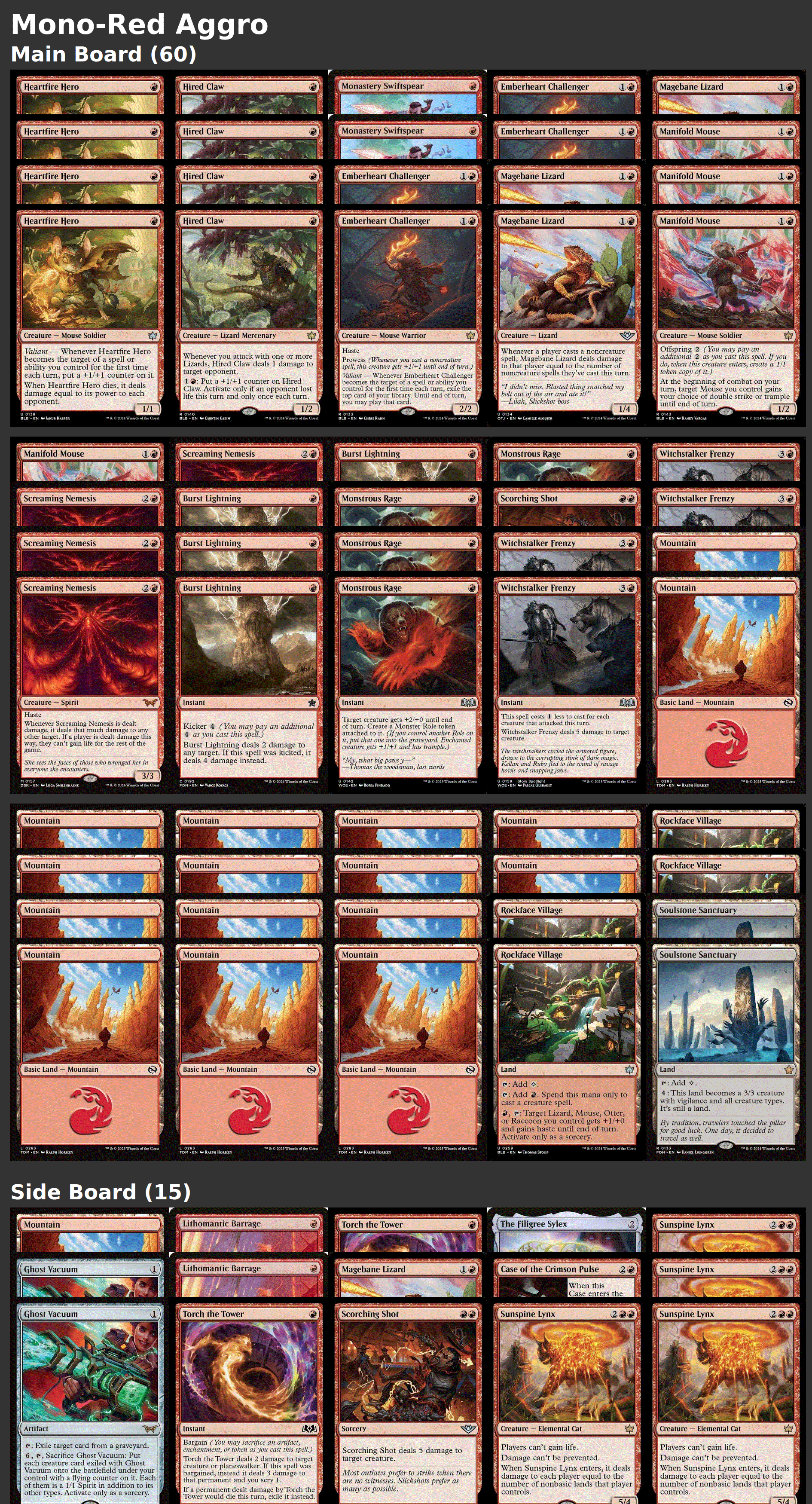 Mono-Red Aggro
