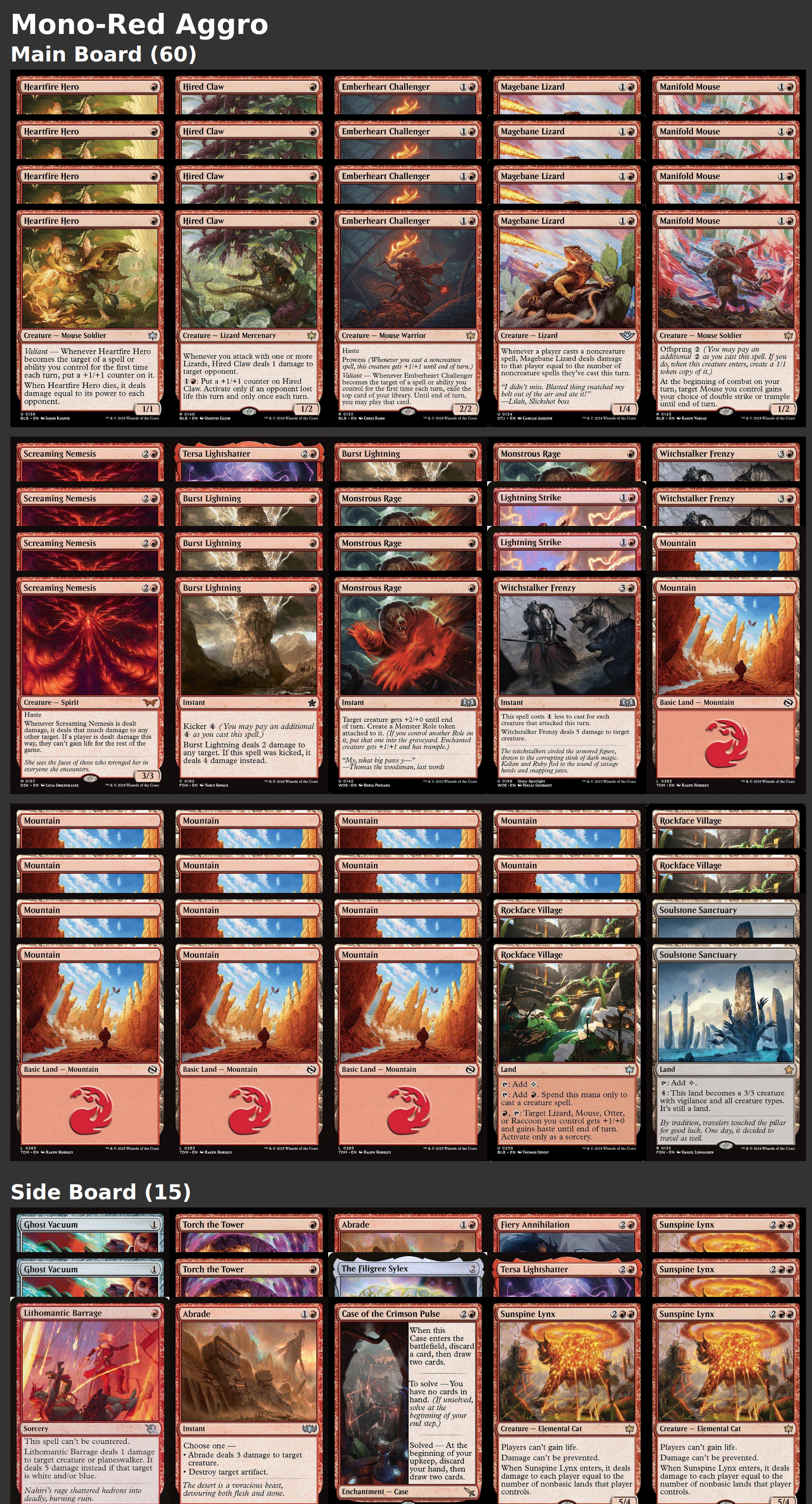 Mono-Red Aggro