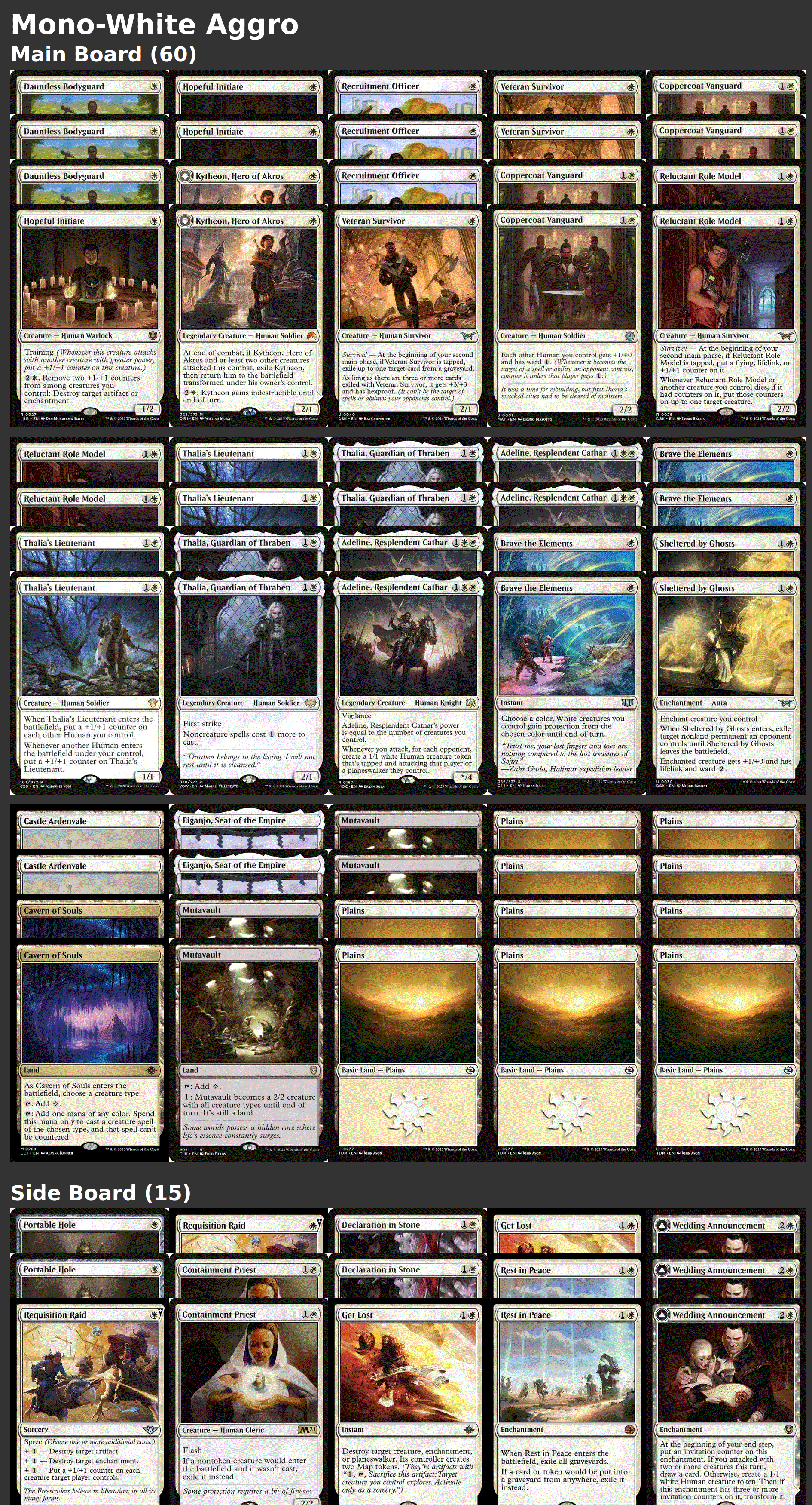 Mono-White Aggro