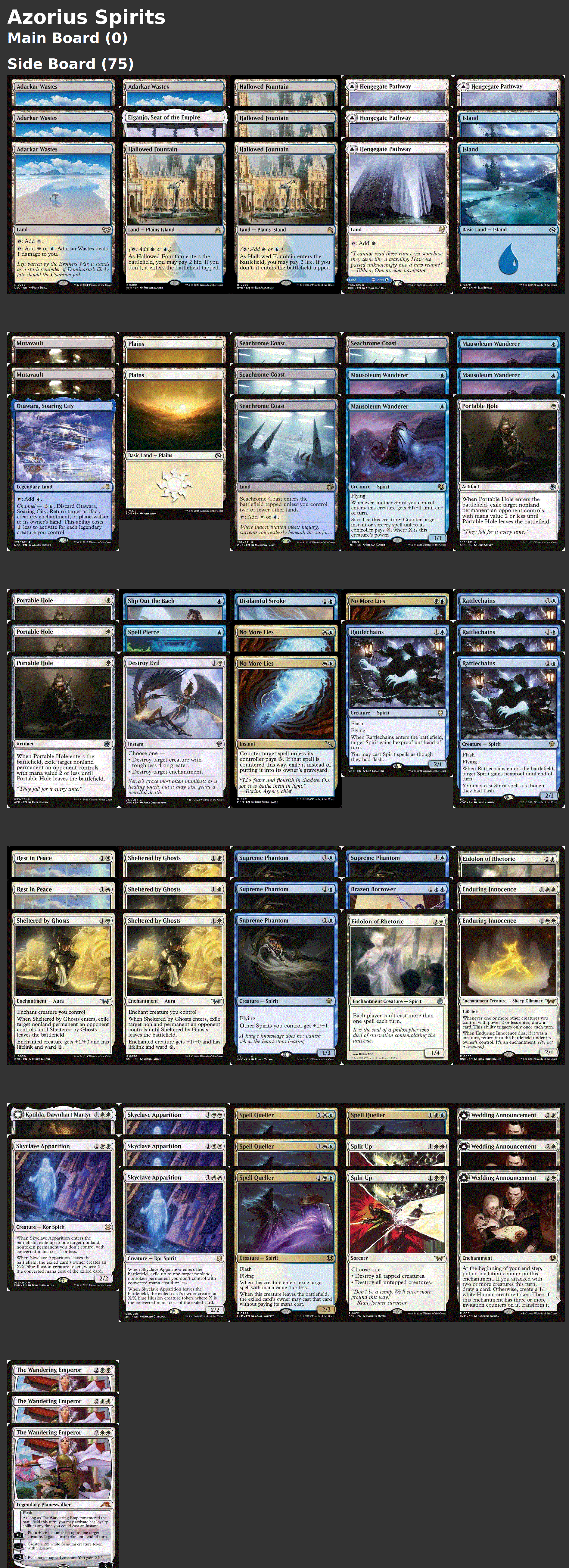 Azorius Spirits