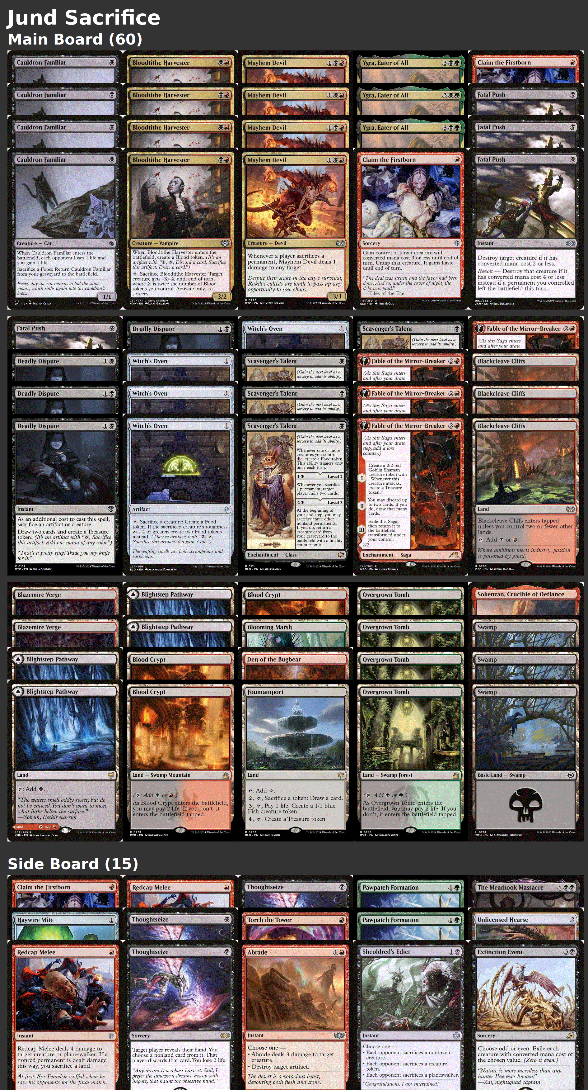 Jund Sacrifice