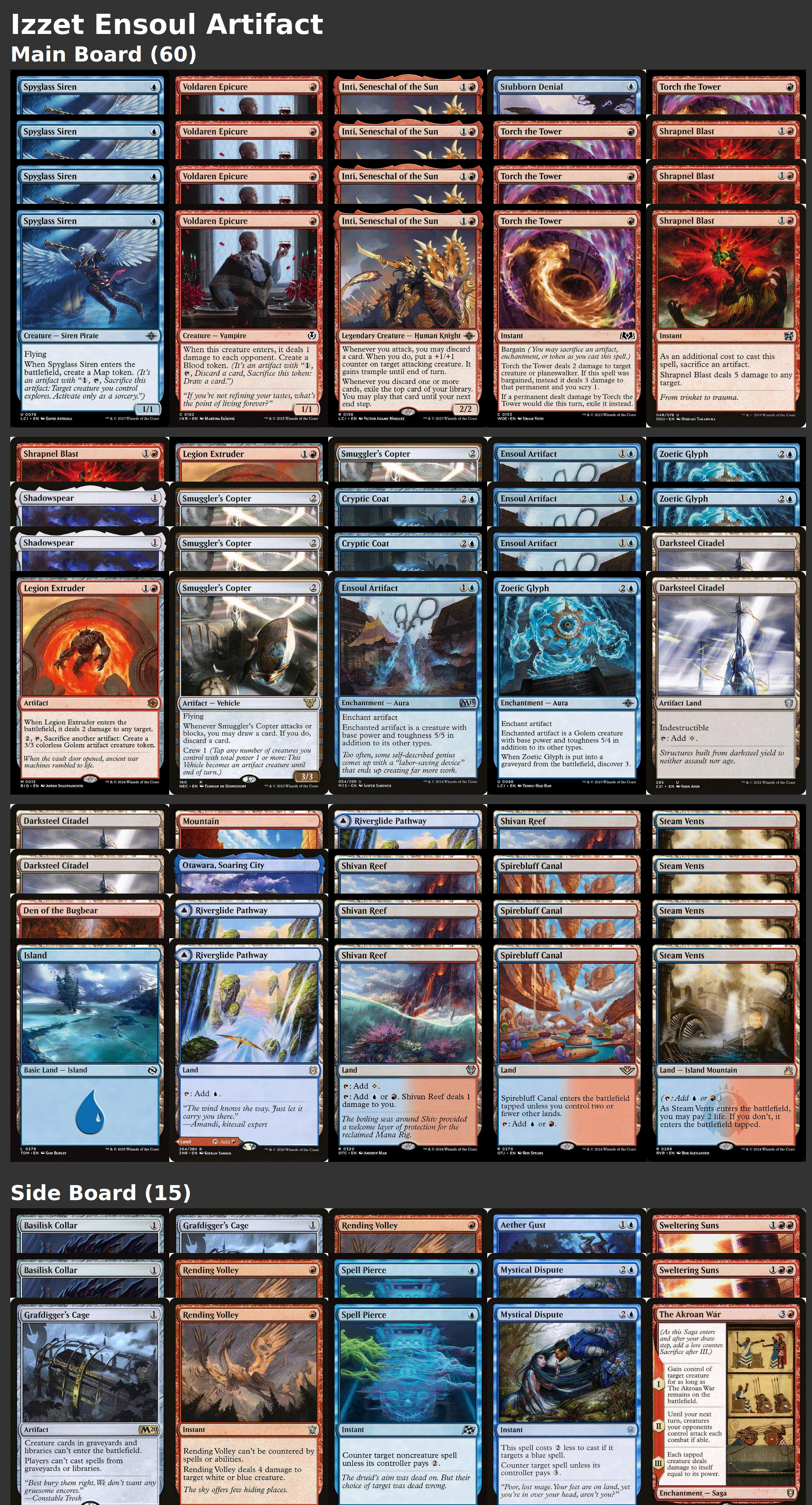 Izzet Ensoul Artifact