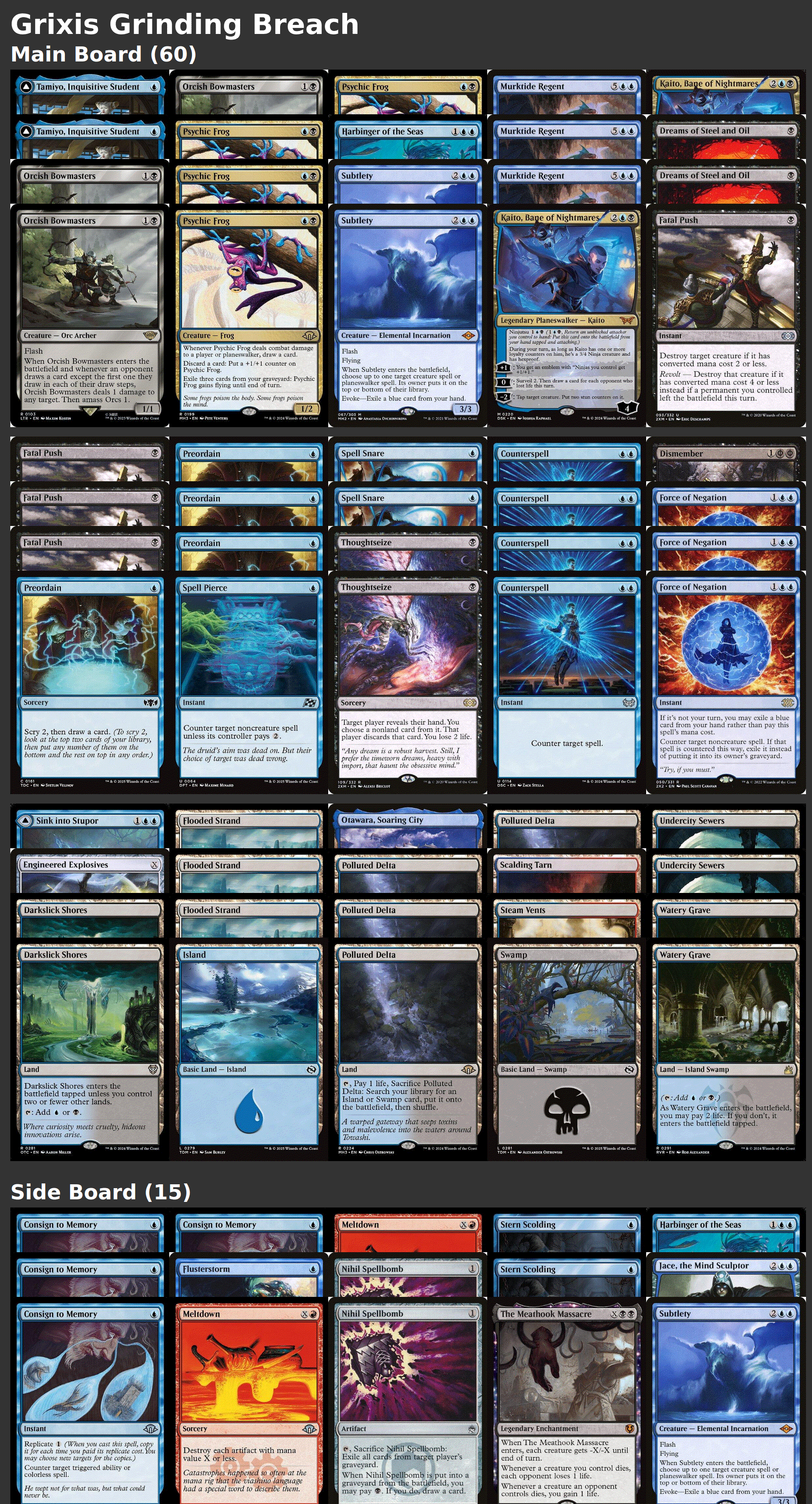 Grixis Grinding Breach