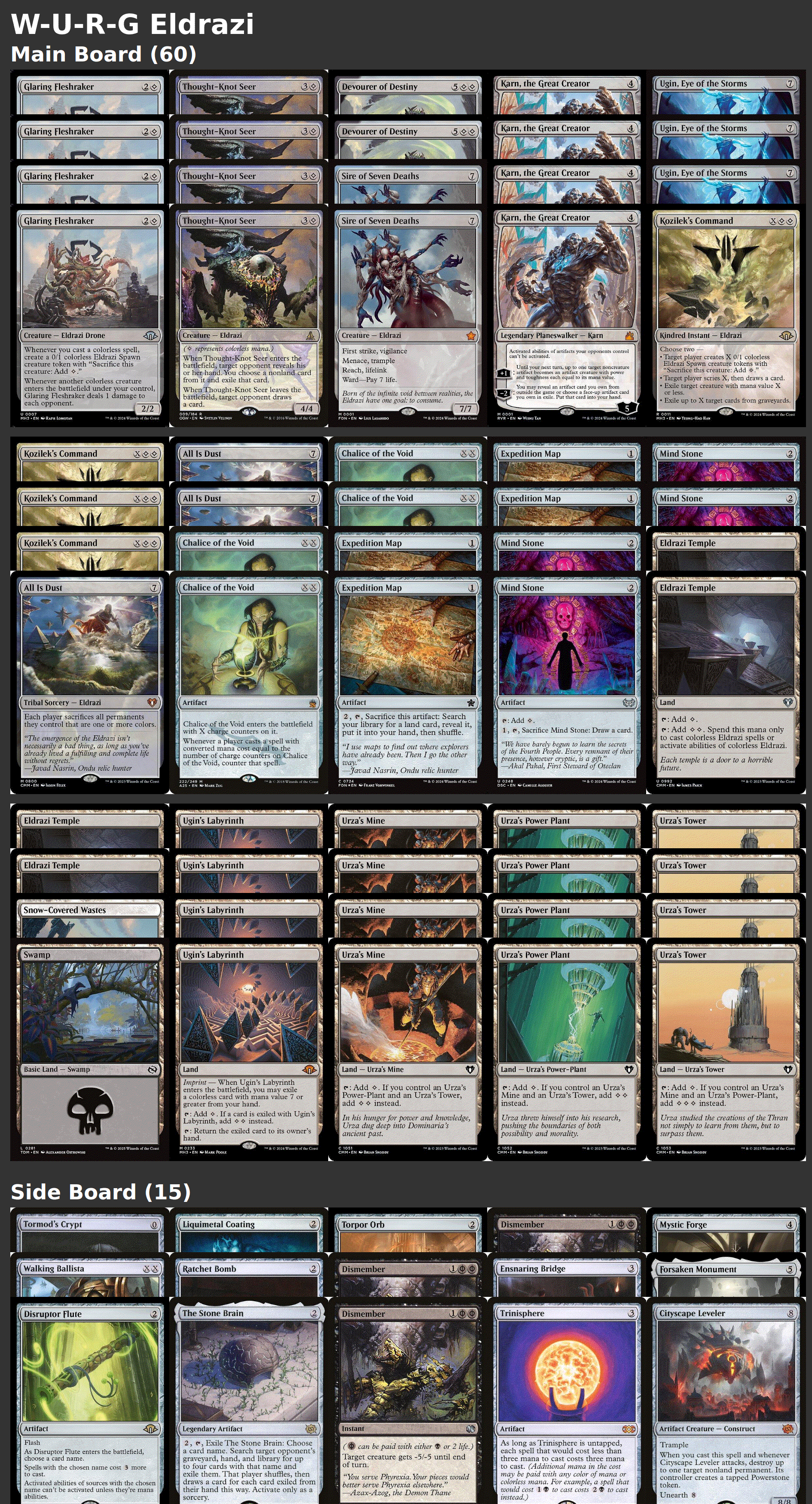 W-U-R-G Eldrazi