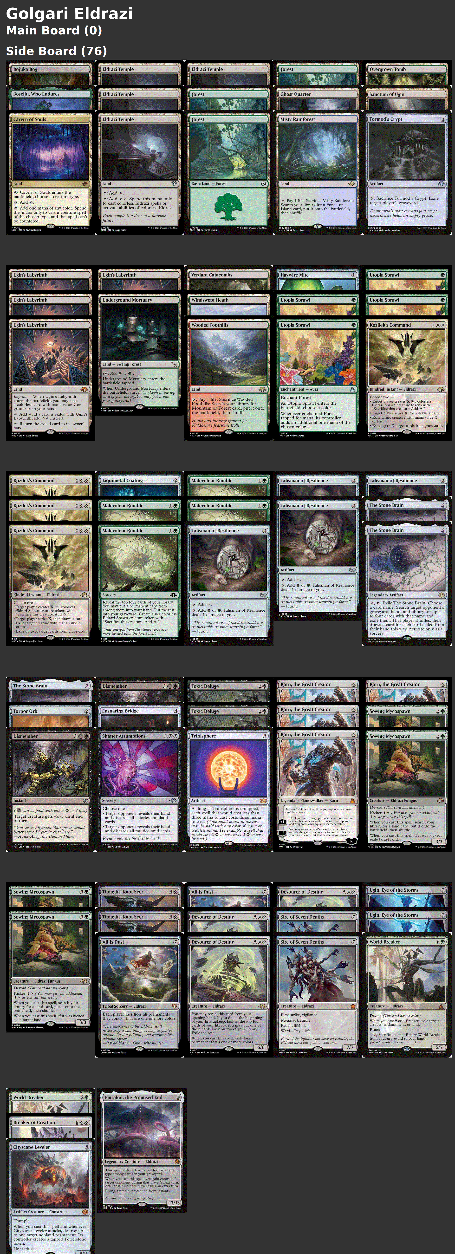Golgari Eldrazi