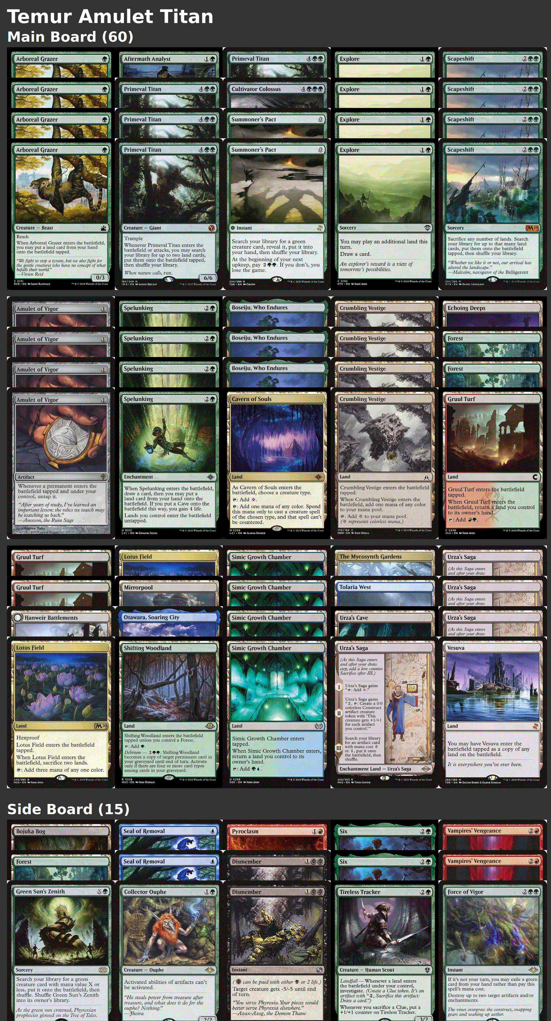 Temur Amulet Titan