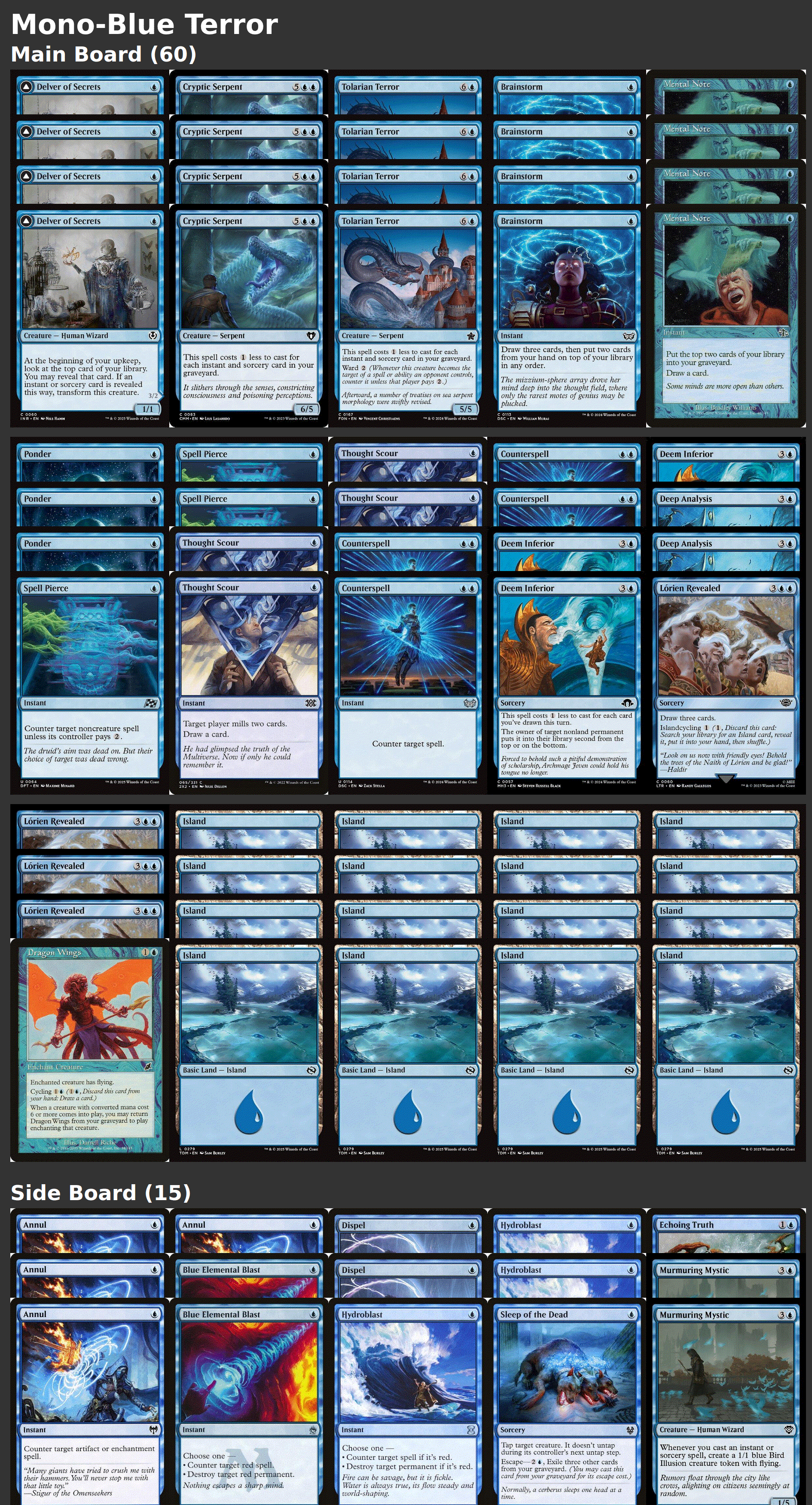 Mono-Blue Terror