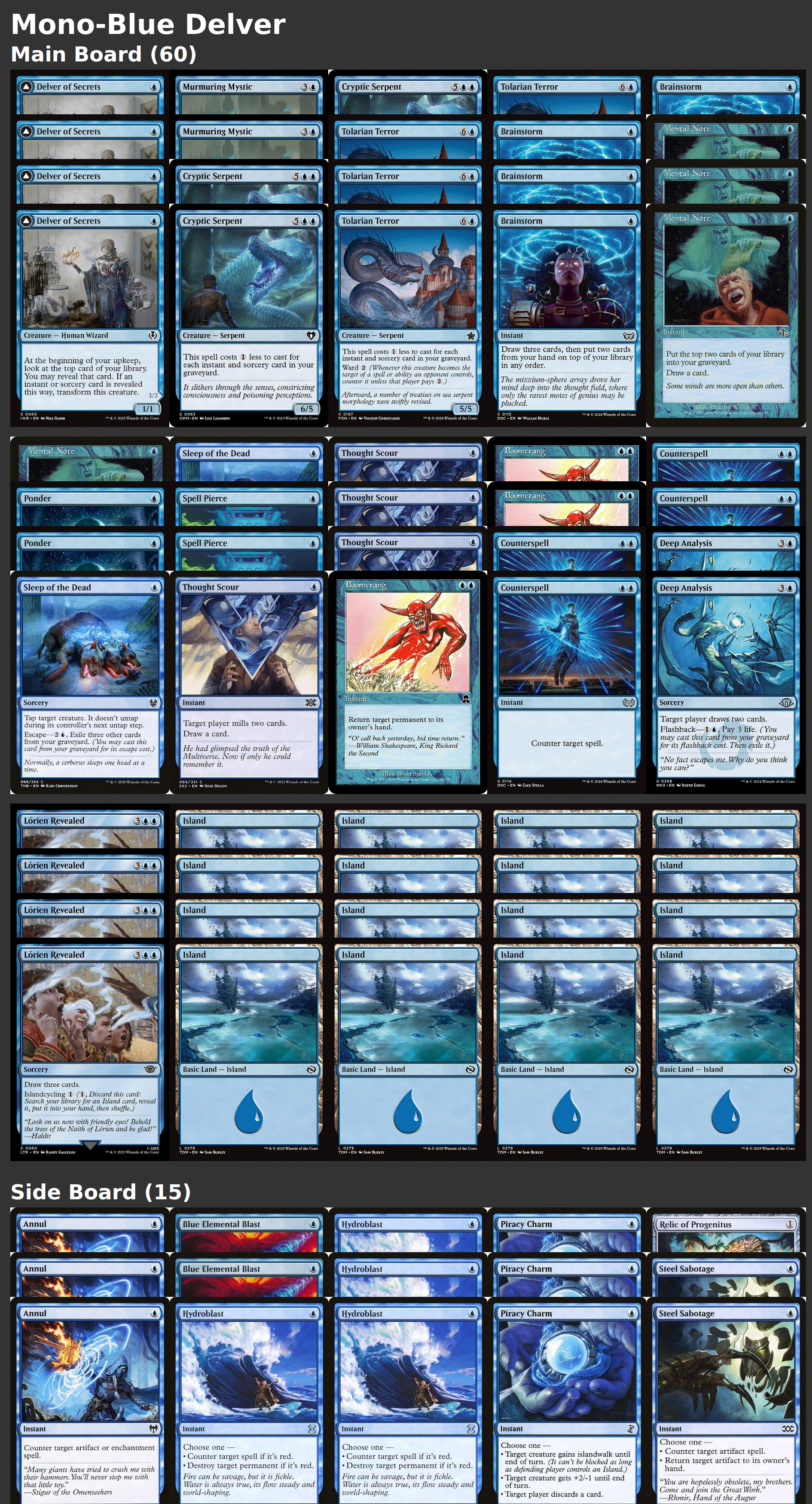 Mono-Blue Delver