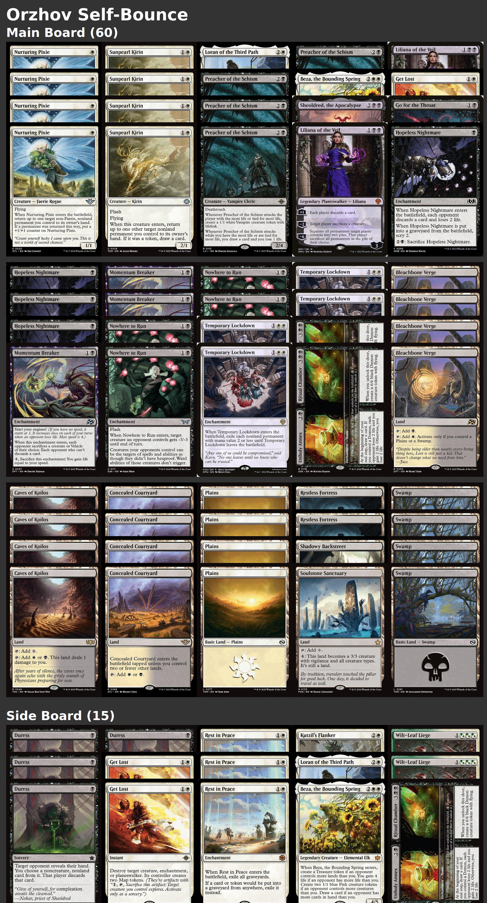 Orzhov Self-Bounce