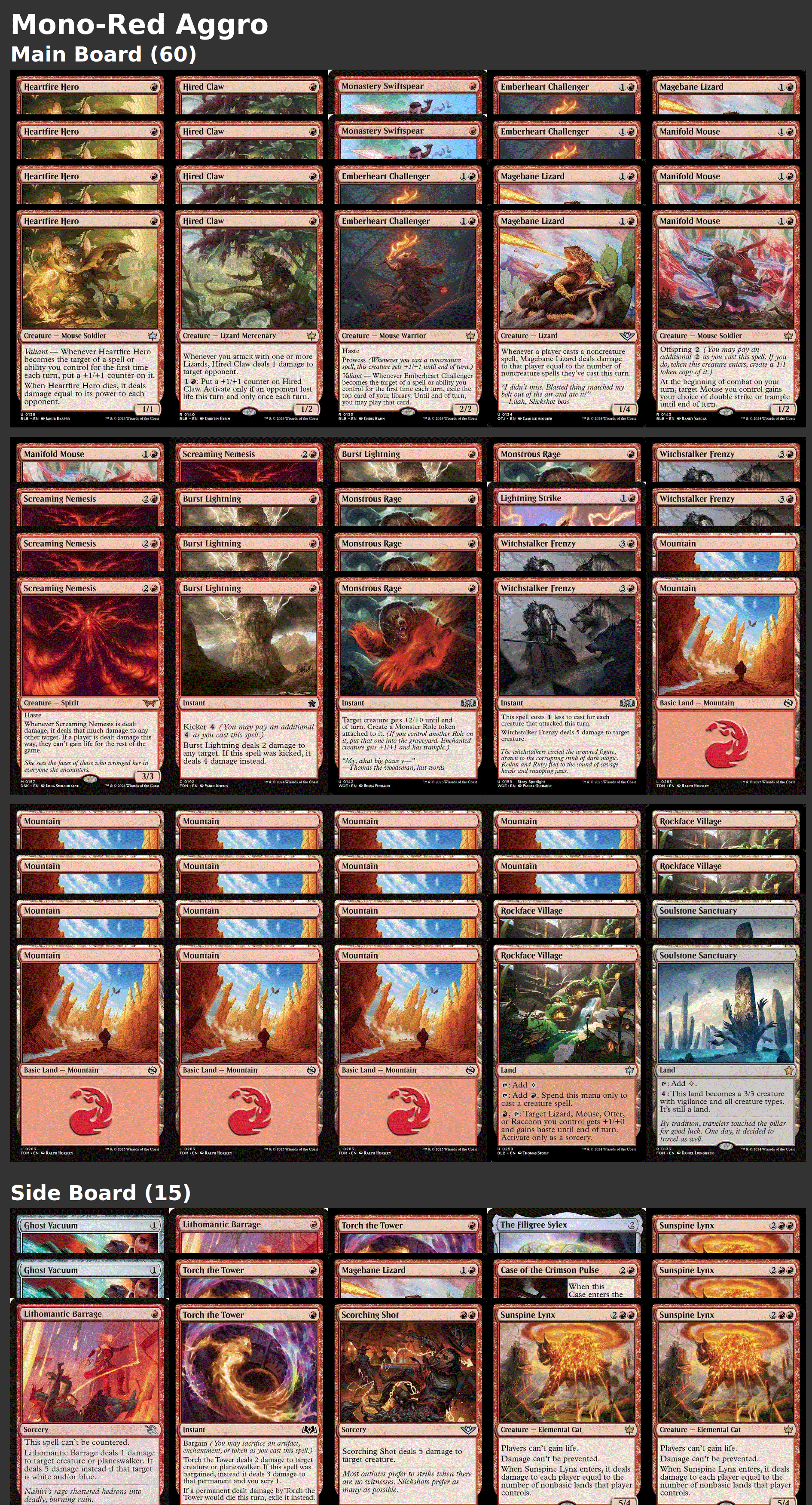 Mono-Red Aggro
