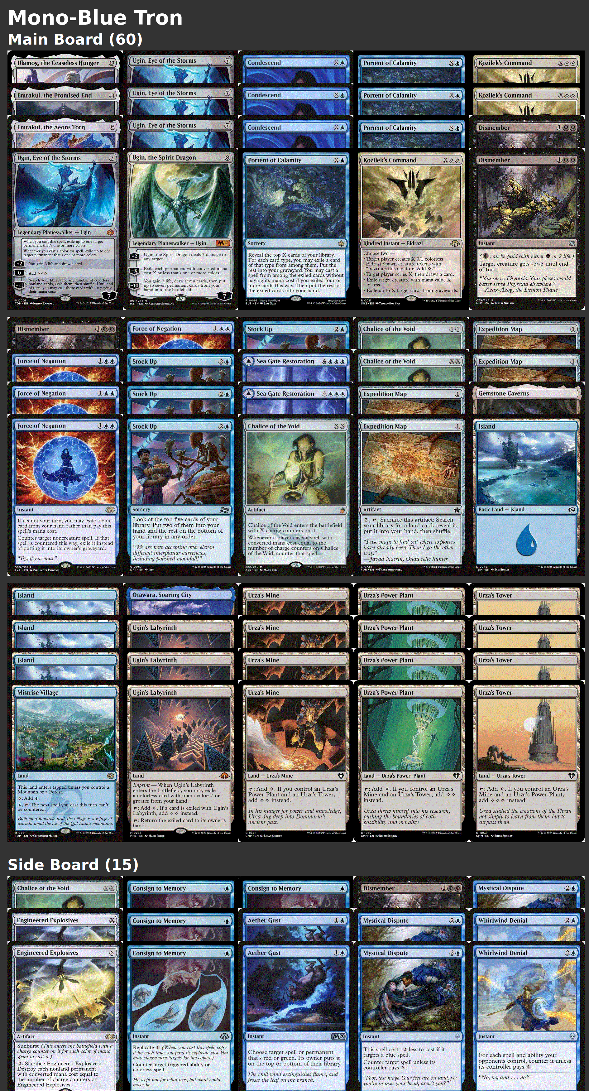 Mono-Blue Tron
