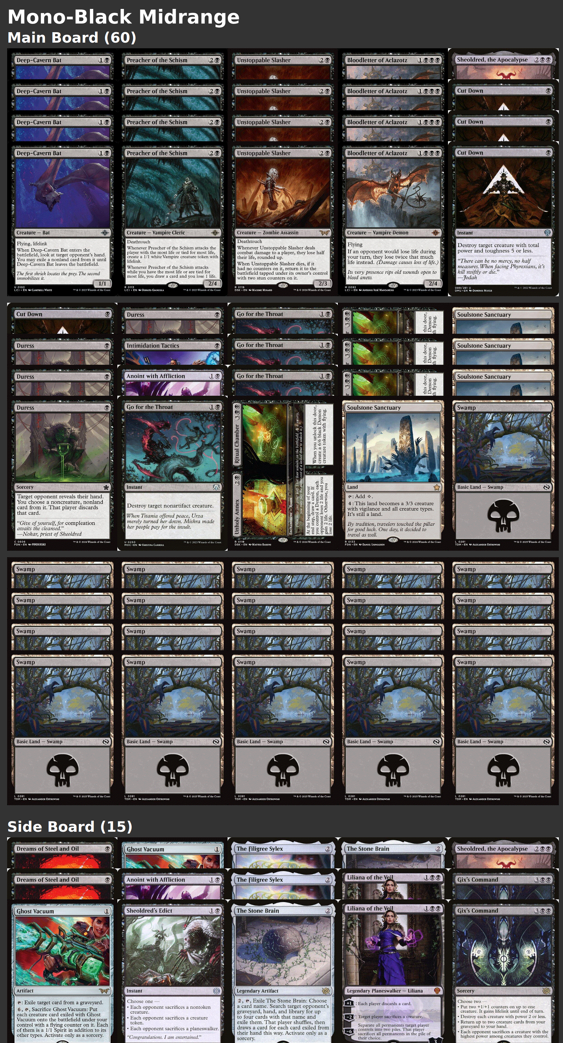 Mono-Black Midrange