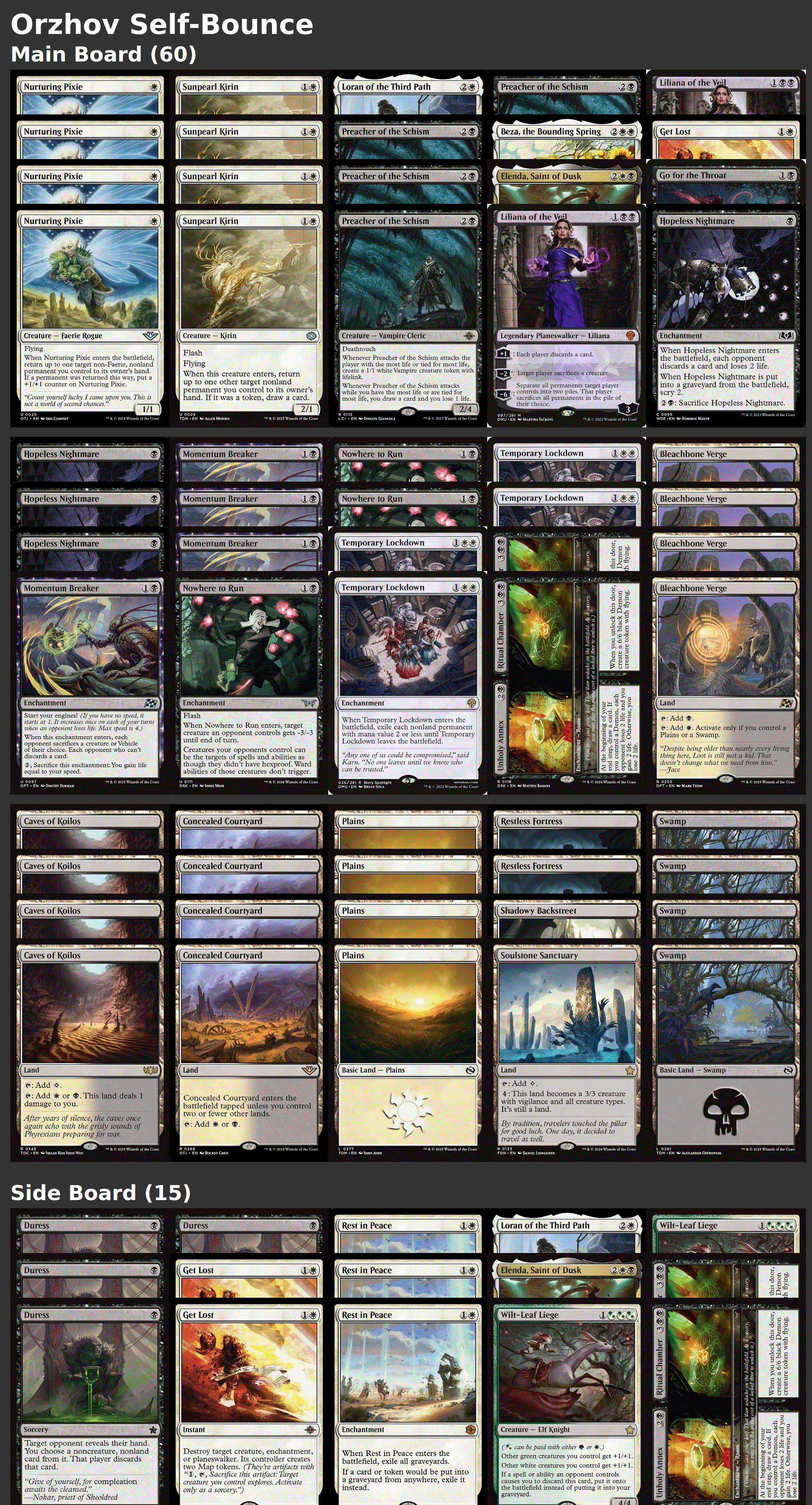 Orzhov Self-Bounce