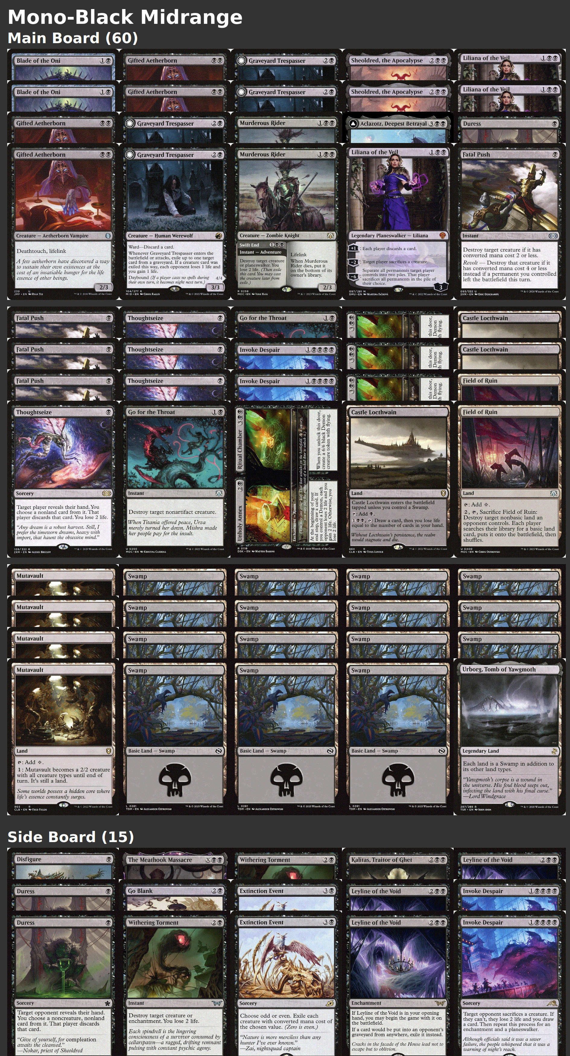 Mono-Black Midrange