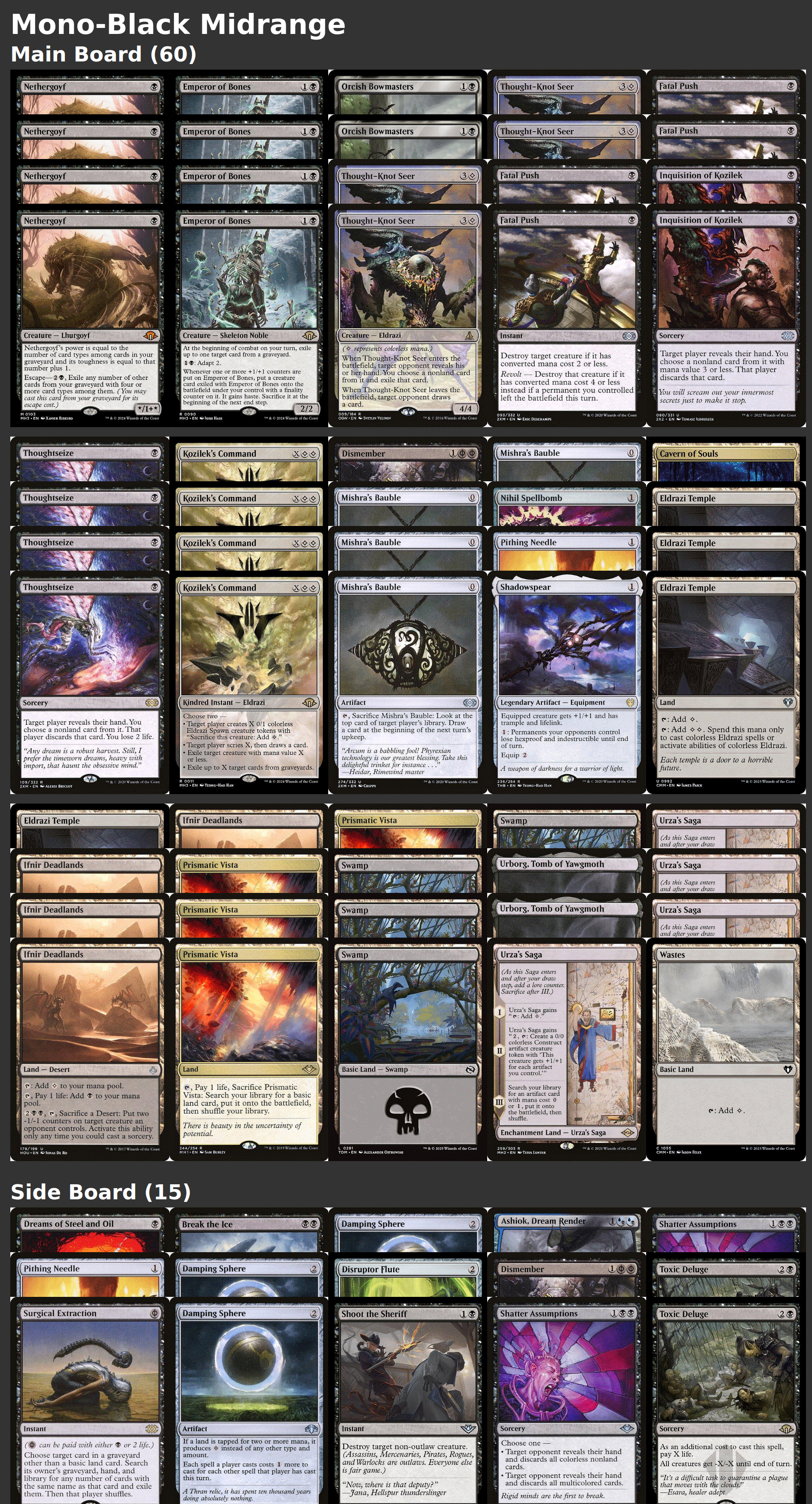 Mono-Black Midrange