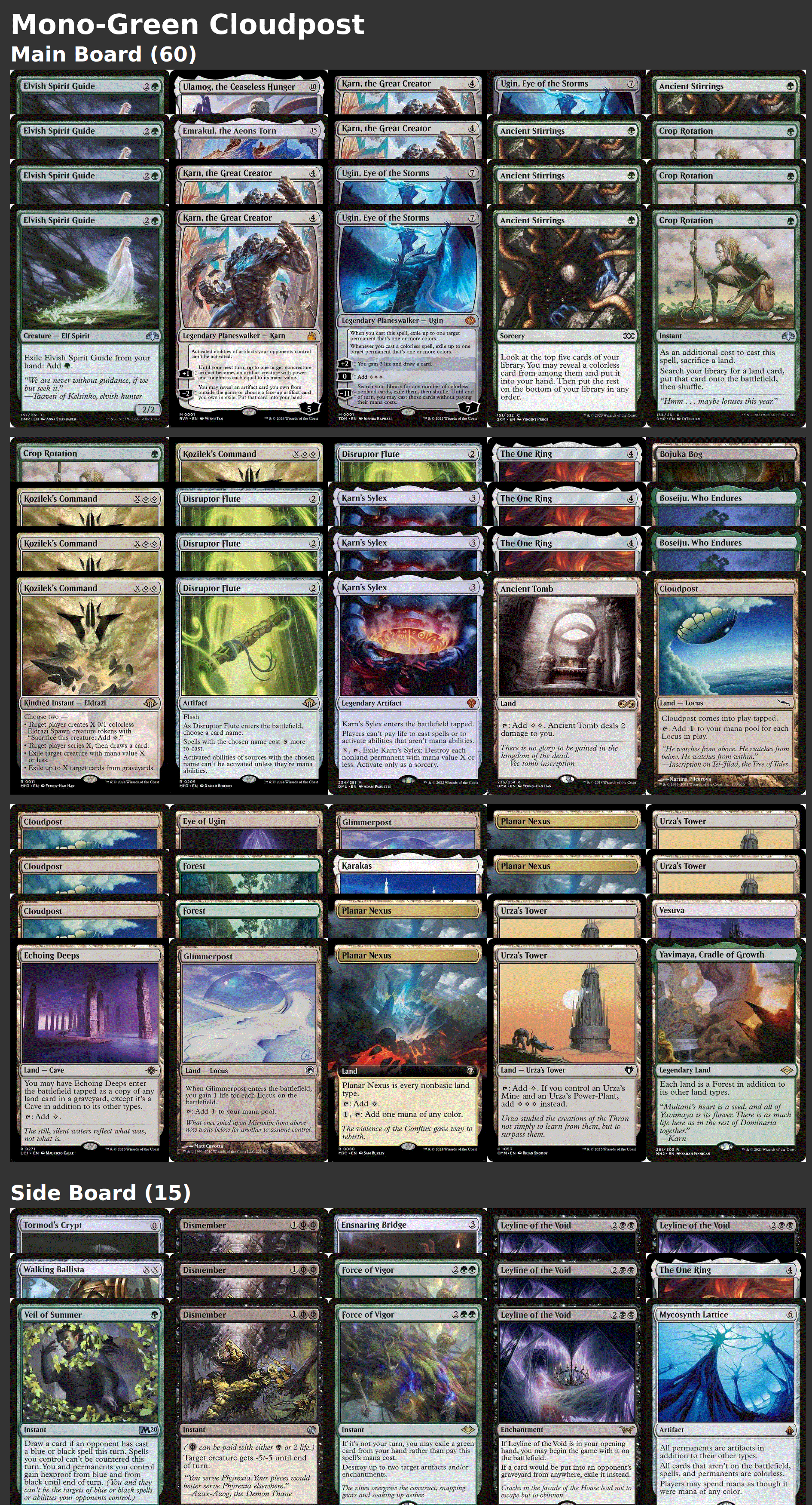 Mono-Green Cloudpost