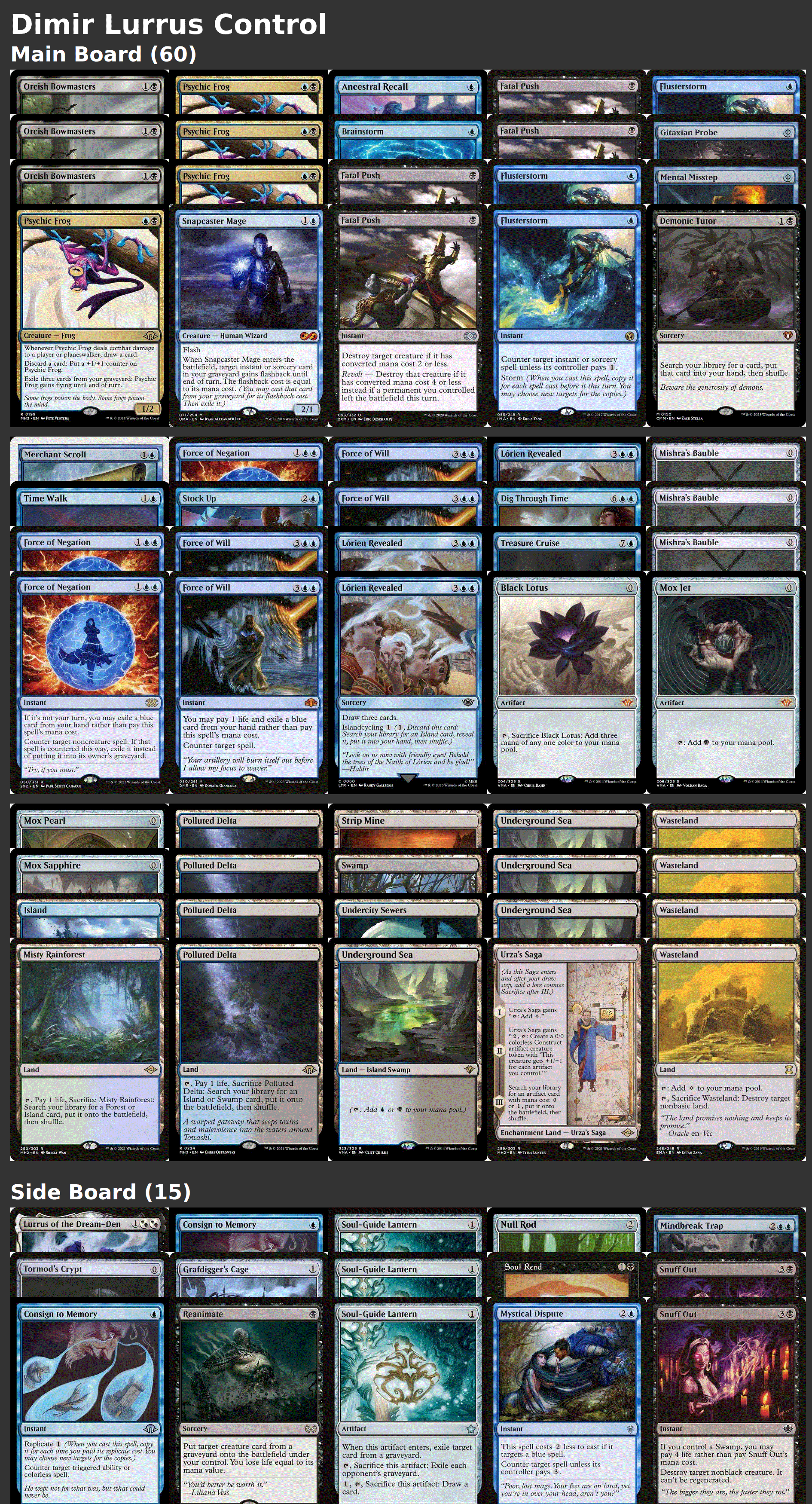 Dimir Lurrus Control