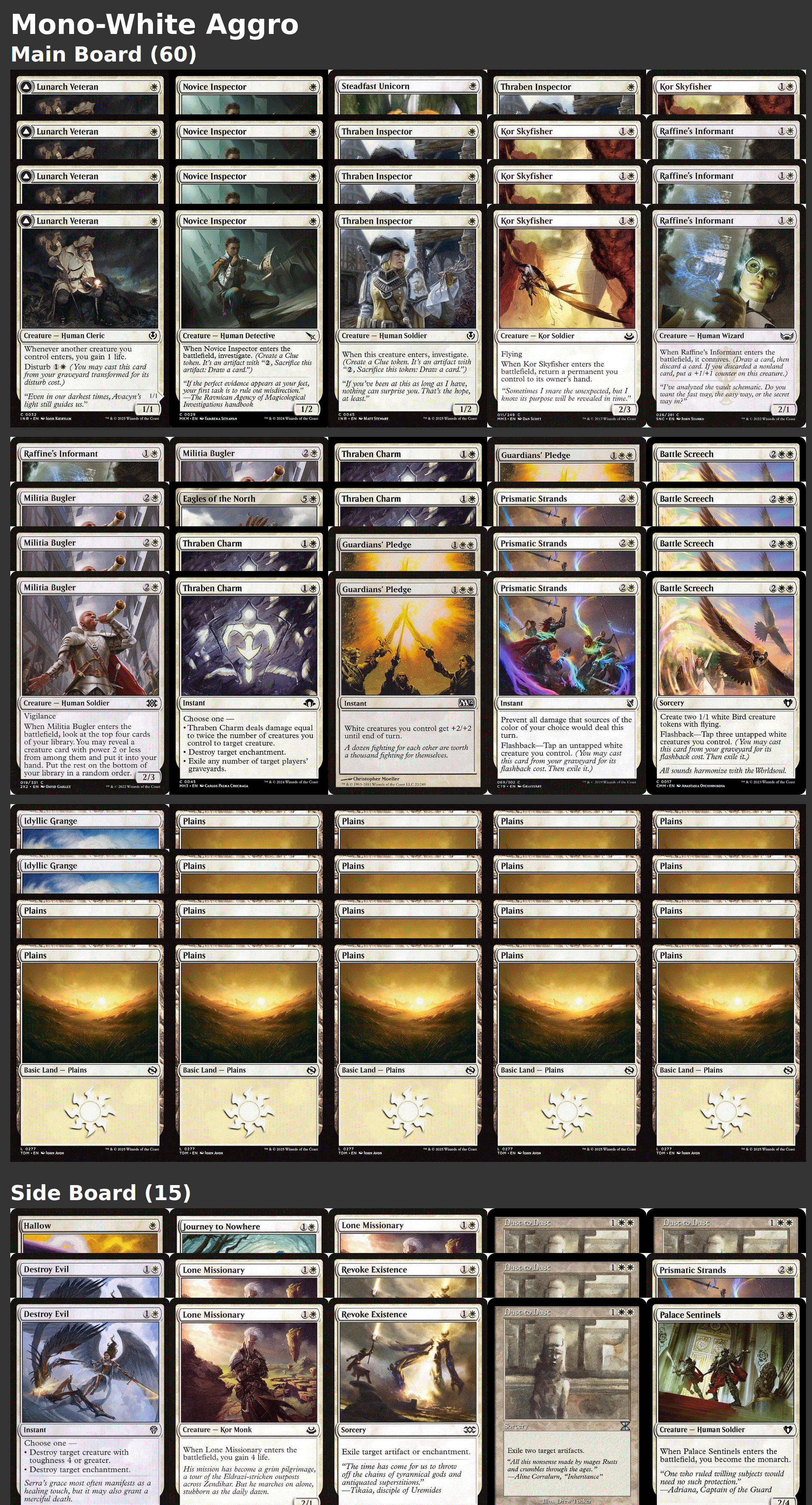 Mono-White Aggro