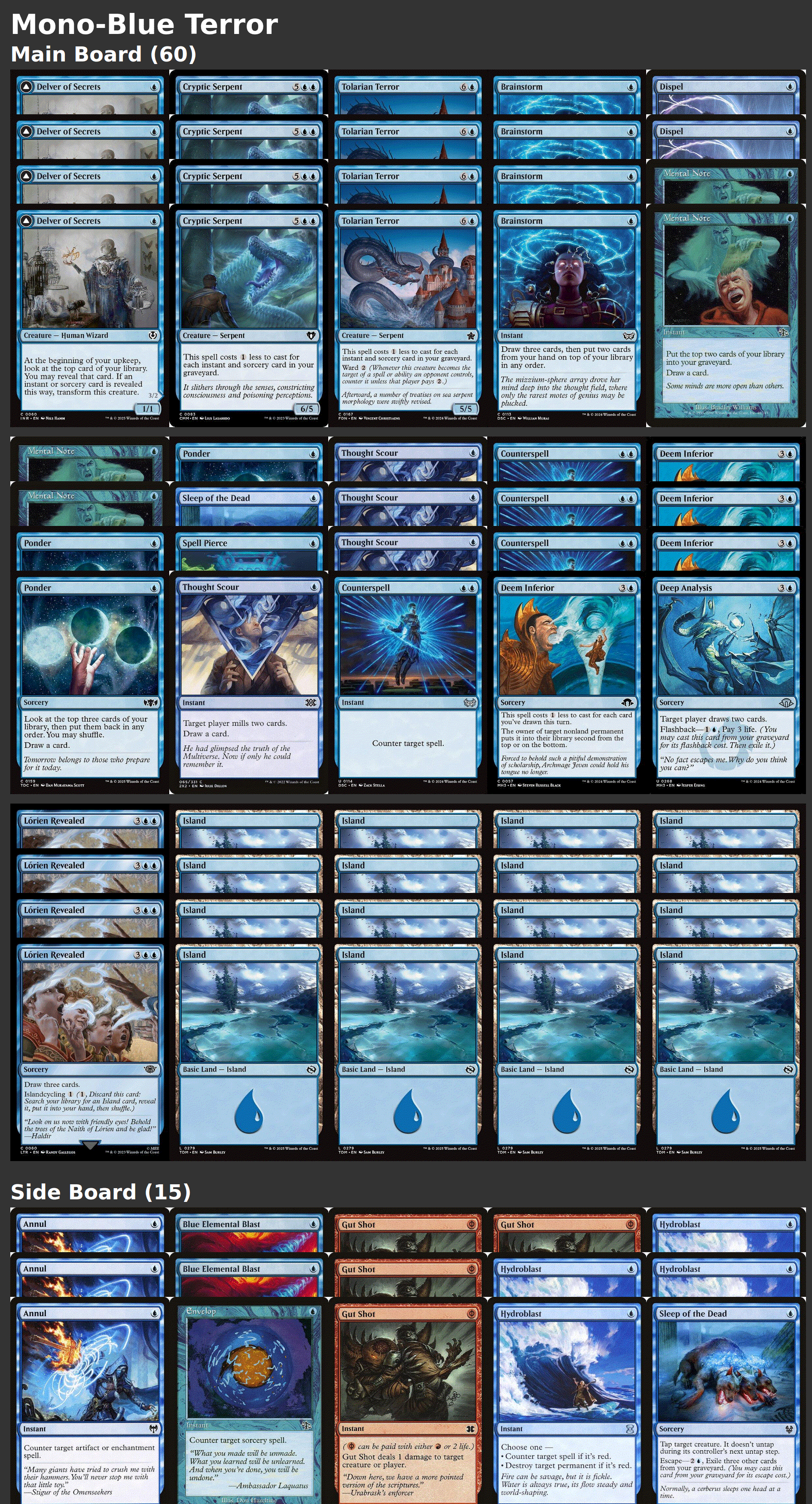 Mono-Blue Terror