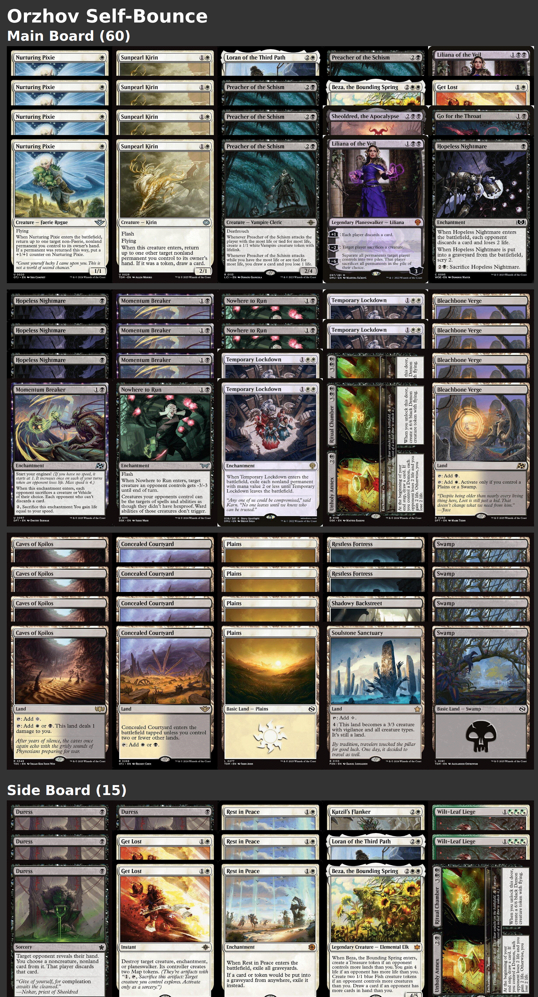 Orzhov Self-Bounce