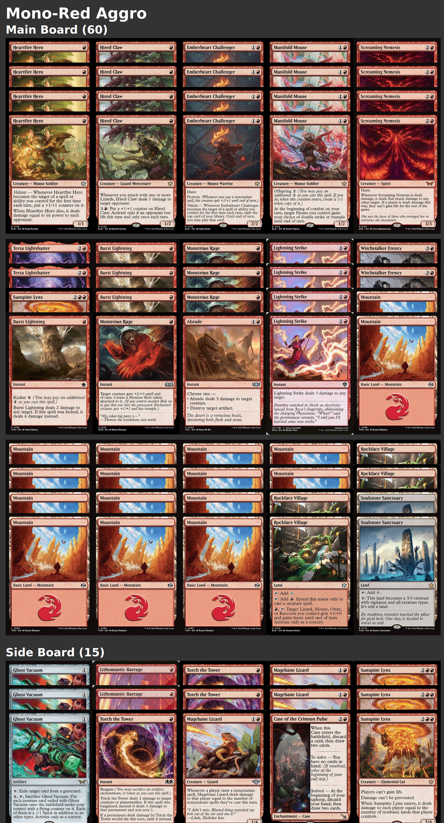 Mono-Red Aggro