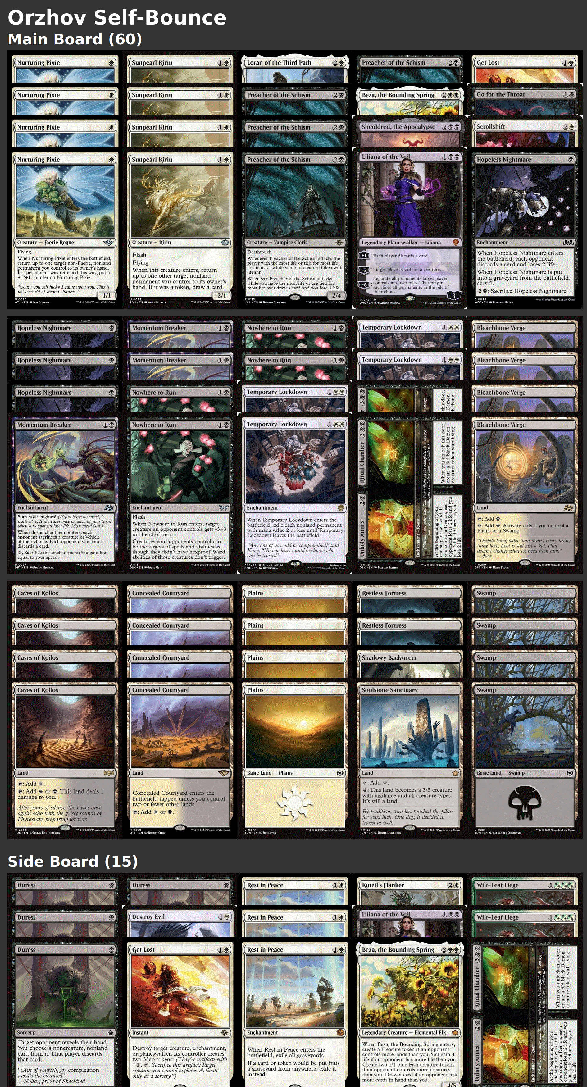 Orzhov Self-Bounce