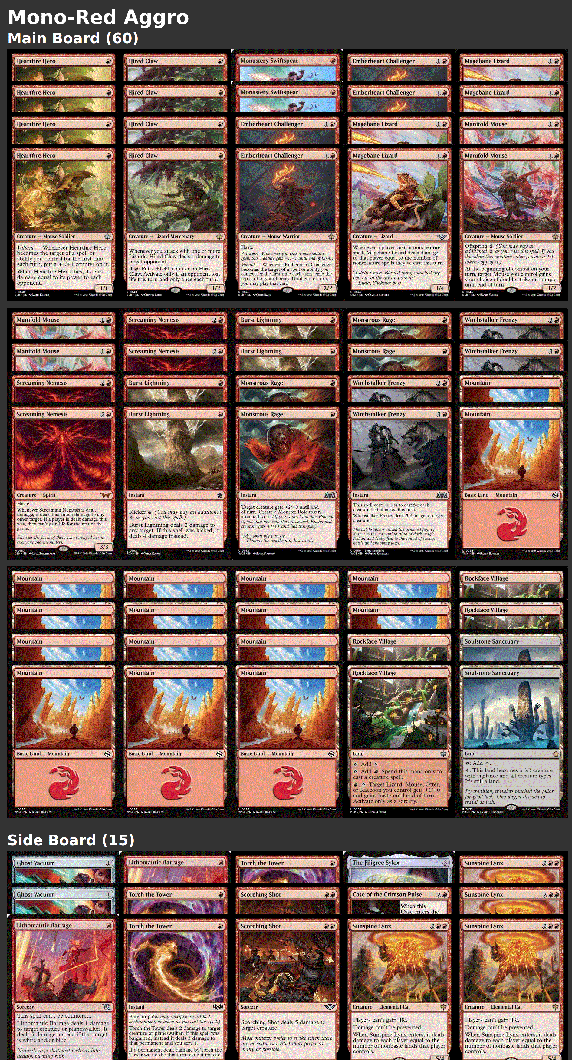 Mono-Red Aggro