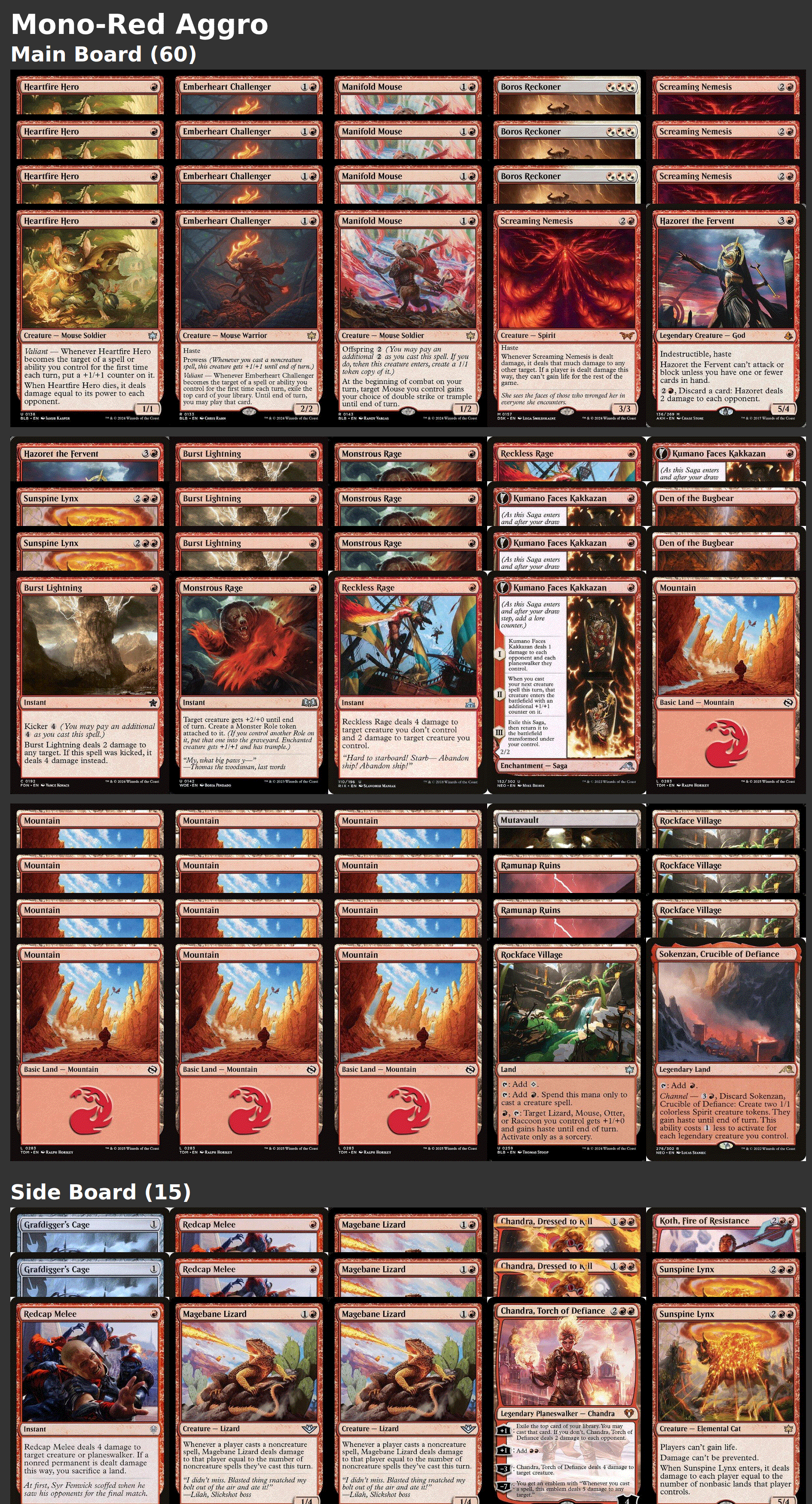 Mono-Red Aggro