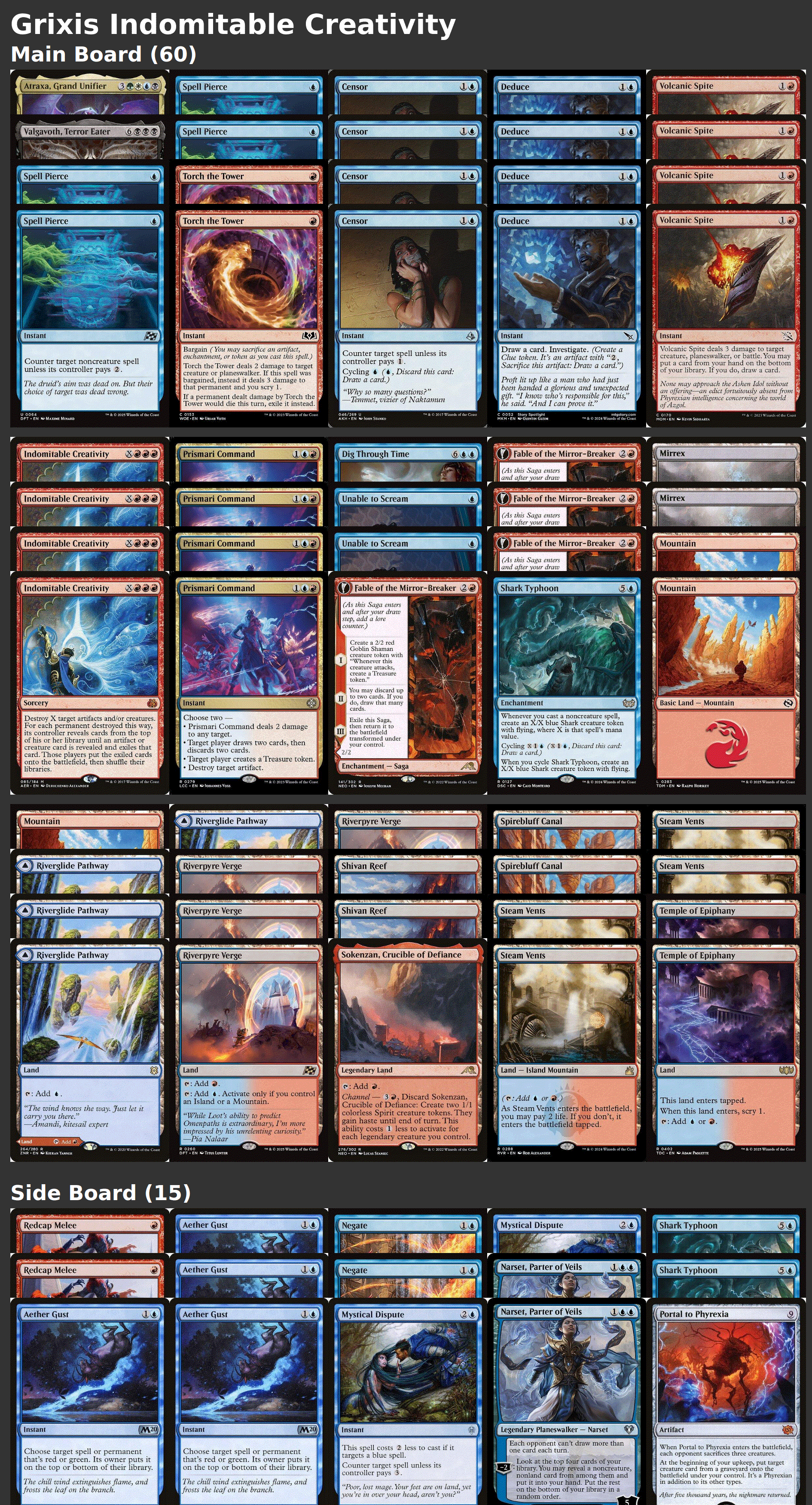 Grixis Indomitable Creativity