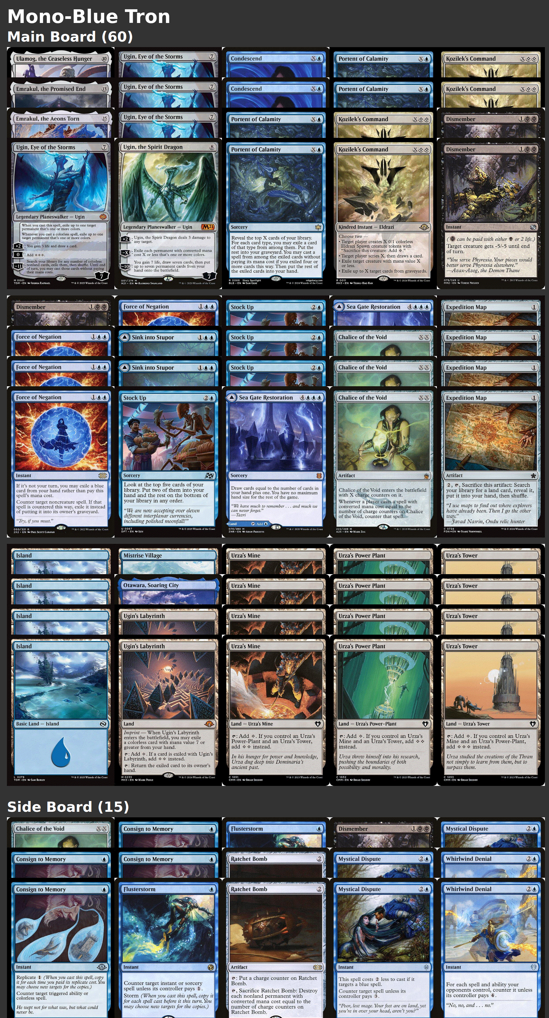 Mono-Blue Tron