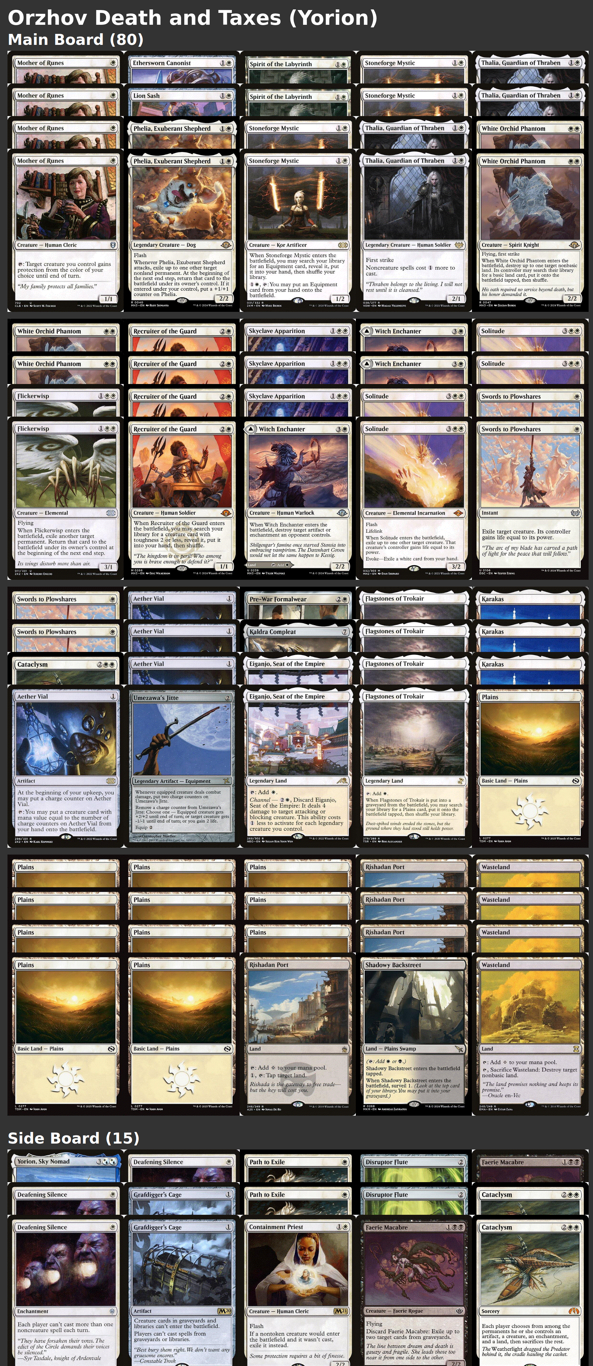 Orzhov Death and Taxes (Yorion)