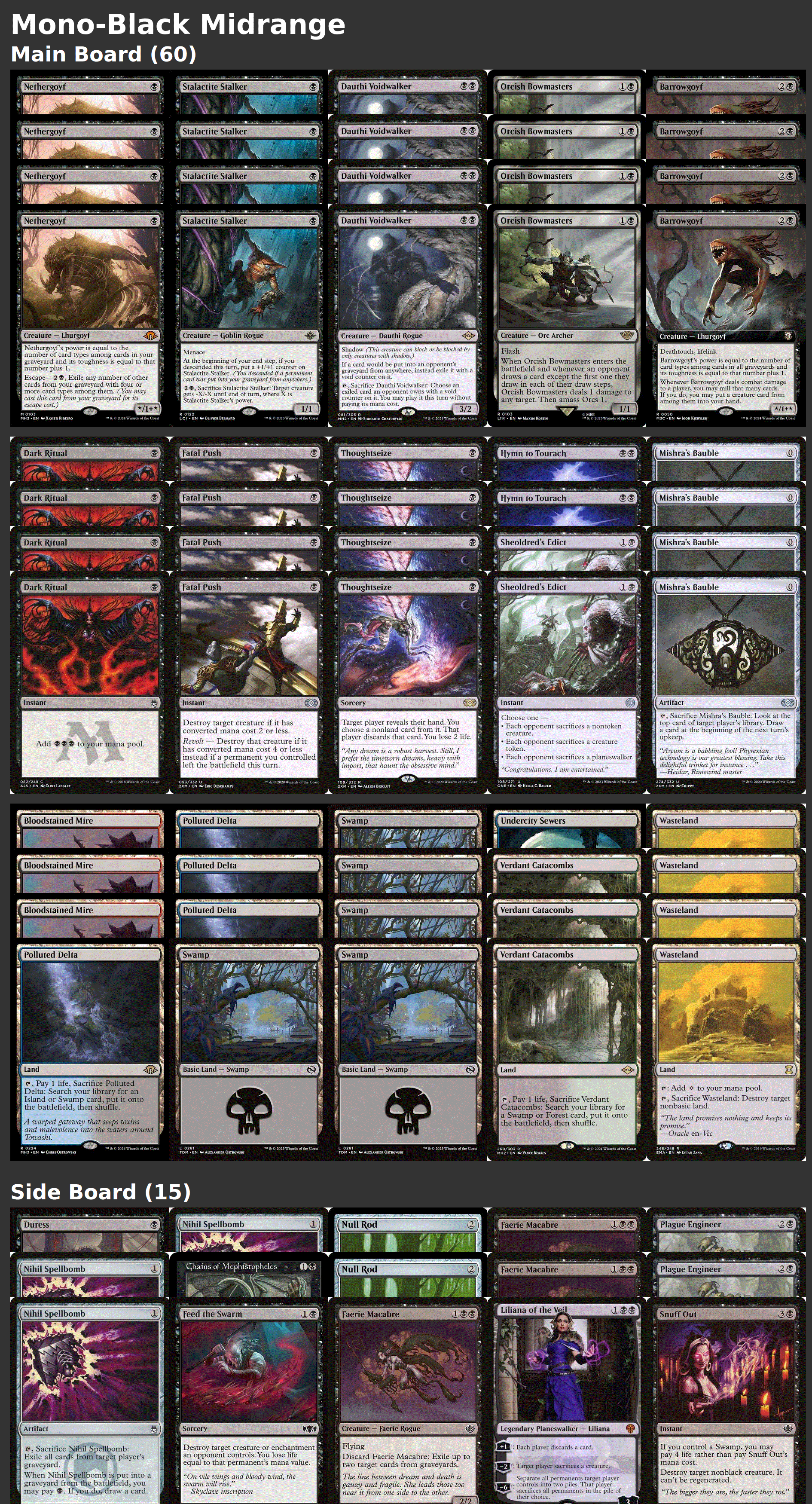 Mono-Black Midrange